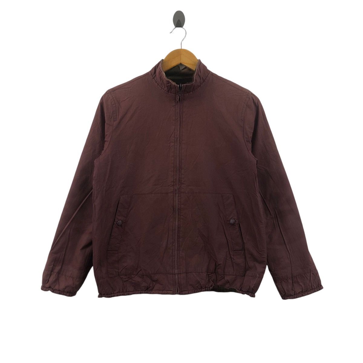 Burberry Riversible! THOMAS BURBERRY Jacket Checkered Fleece Size US L / EU 52-54 / 3 - 4 Thumbnail