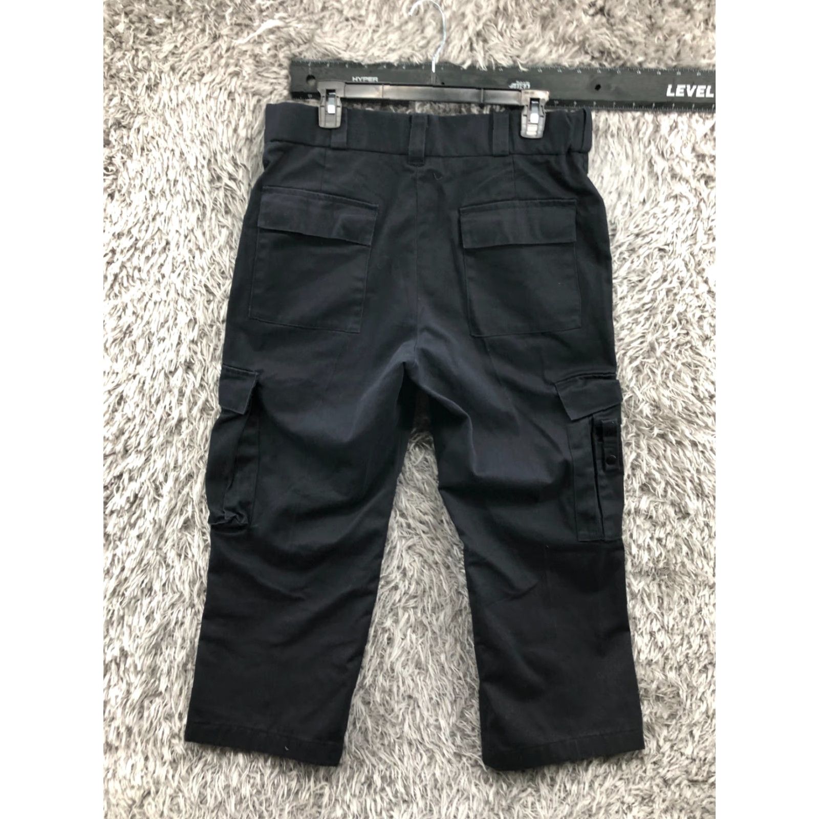 Vintage Tact Squad Pants Cargo Navy Blue 33R 24in Inseam Regular Straight Army City USA Mens Size US 33 - 6 Thumbnail