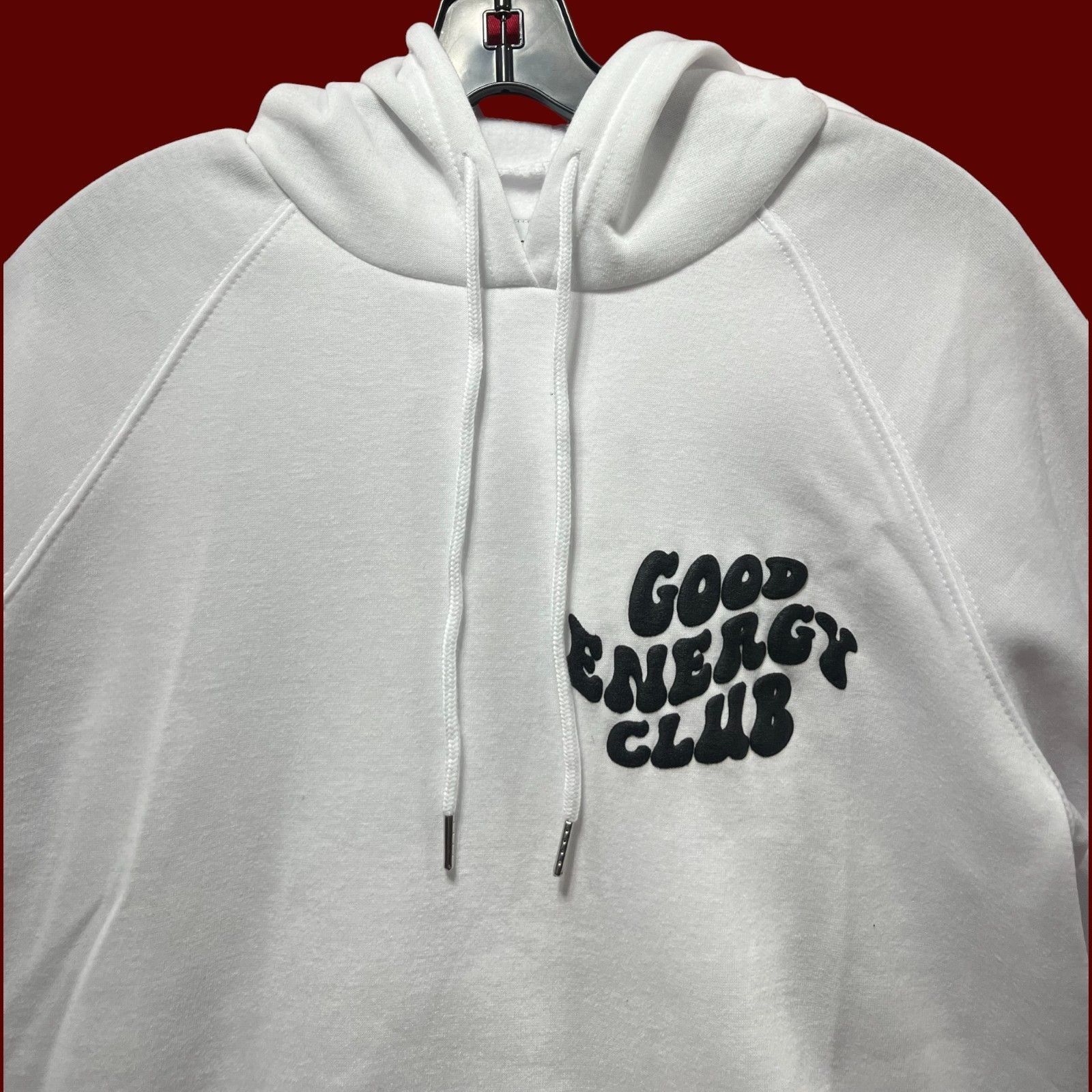 rue21 Rue 21 - Men's Long Sleeve Hooded Sweatshirt - White - Mediu Size US M / EU 48-50 / 2 - 11 Thumbnail