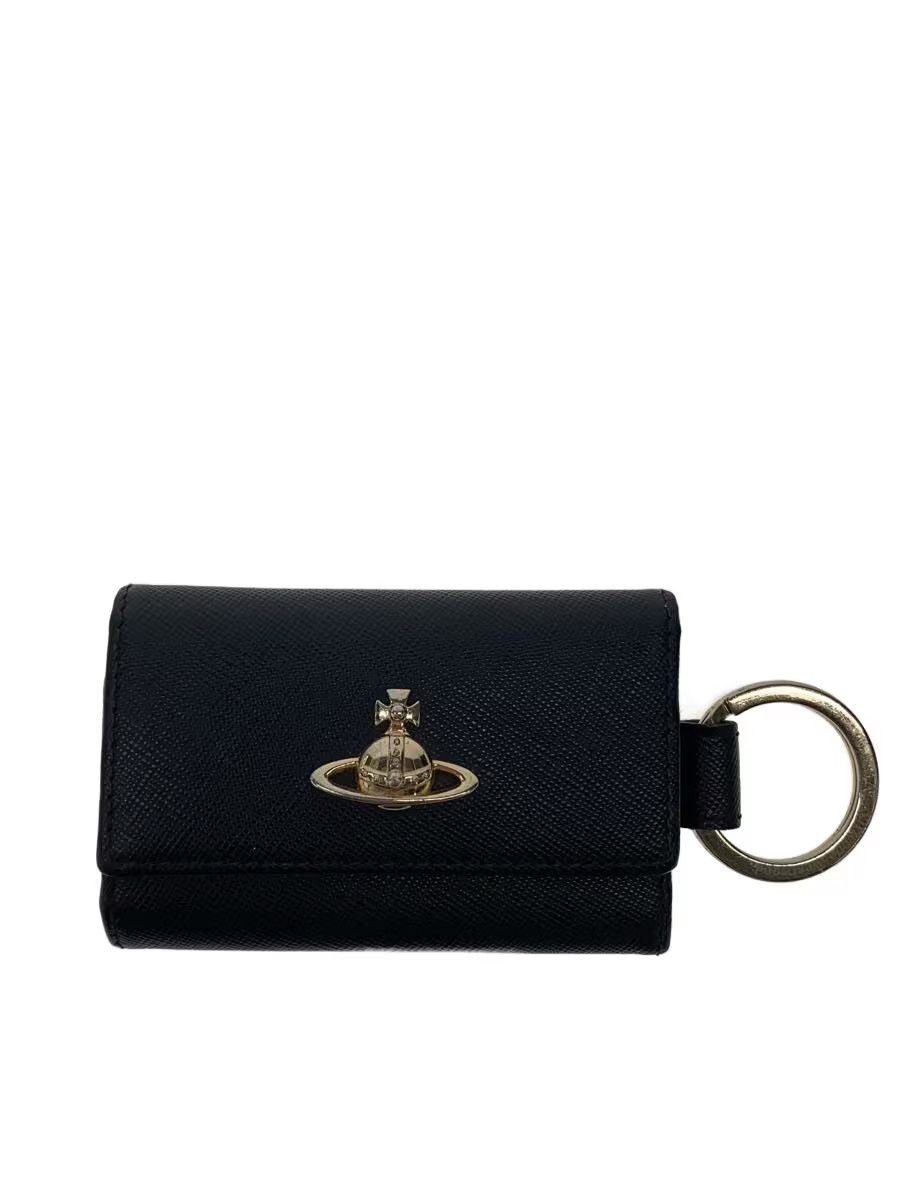 Vivienne Westwood Orb Logo Leather Cardholder Keychain Size ONE SIZE - 1 Thumbnail