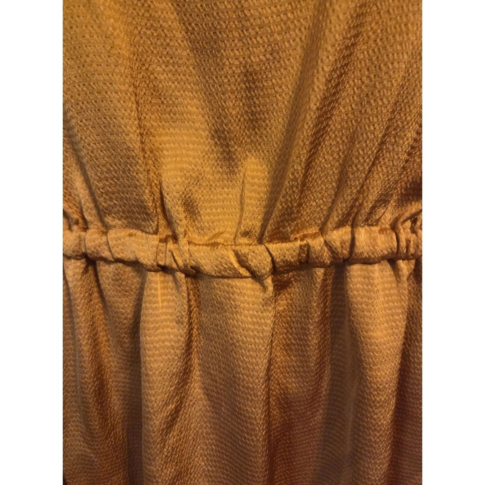 Michael Kors Michael Kors Marigold Long Sleeve Flounce Wrap Dress Yellow 2X Womens Size XXL / US 16-18 / IT 52-54 - 4 Thumbnail