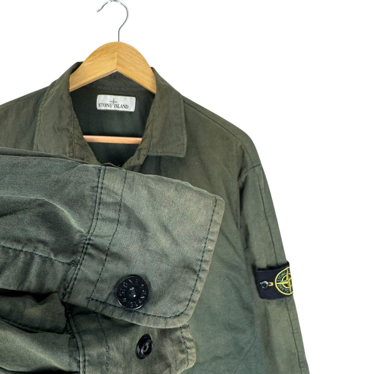 Stone Island 🔥STONE ISLAND SUN FADED SNAP BUTTON JACKET Size US XL / EU 56 / 4 - 9 Thumbnail