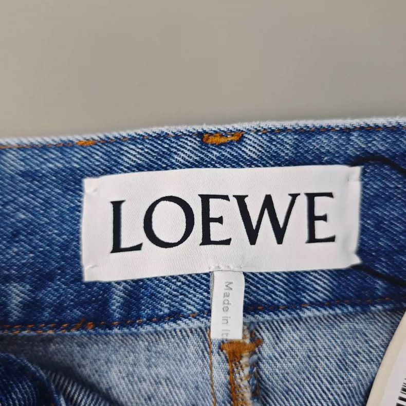Loewe loewe Washed blue classic jeans 2504-Nextarrow Size US 34 / EU 50 - 5 Thumbnail