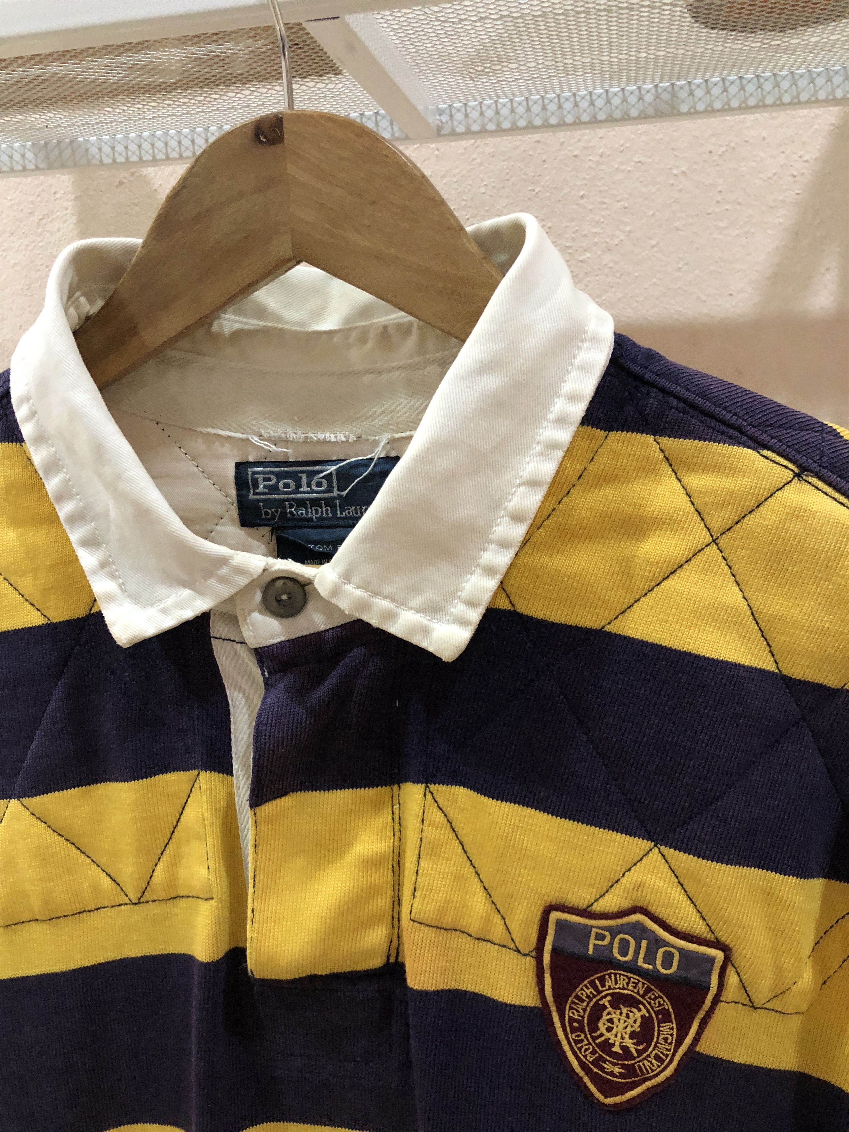 Polo Ralph Lauren Vintage Polo Ralph Lauren Rugby Striped Long Sleeve Shirts Size US XL / EU 56 / 4 - 3 Thumbnail