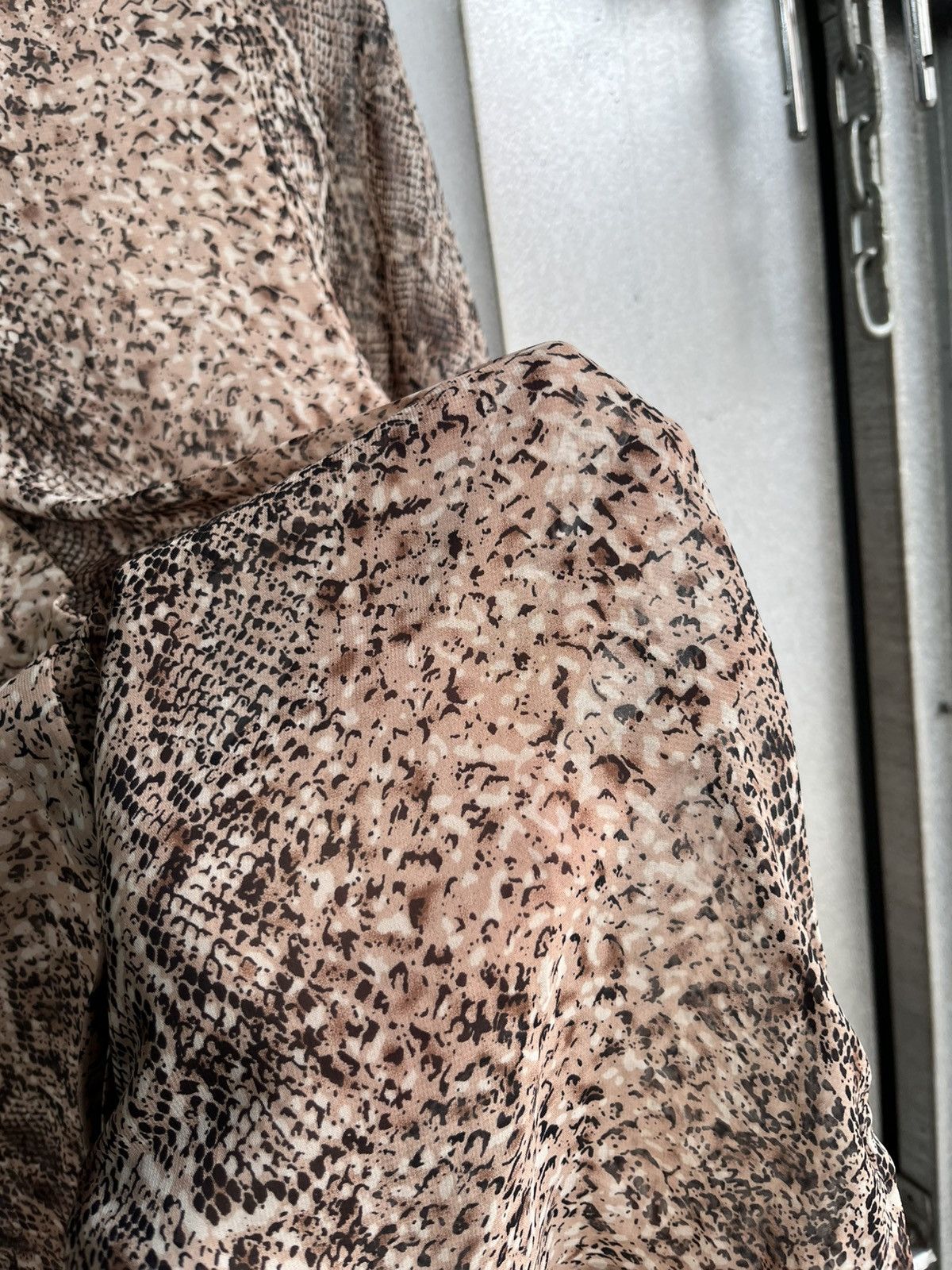 If Six Was Nine y2k style mesh snake skin /hysteric/prada/balenciaga Size S / US 4 / IT 40 - 5 Thumbnail