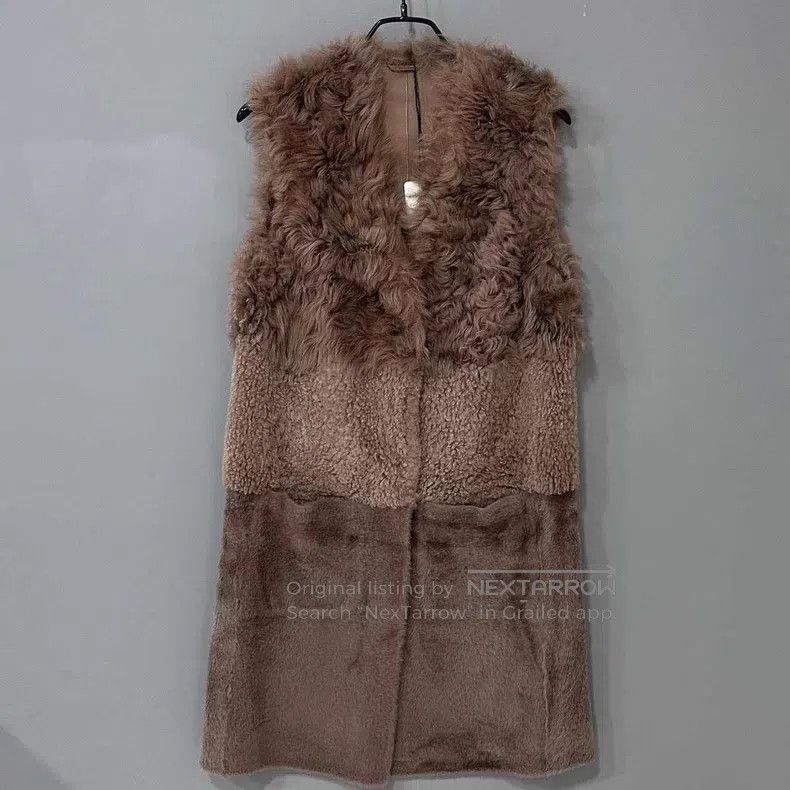 Brunello Cucinelli Brunello Cucinelli Patchwork Fur and Leather Integrated Lo Size XS / US 0-2 / IT 36-38 - 1 Thumbnail