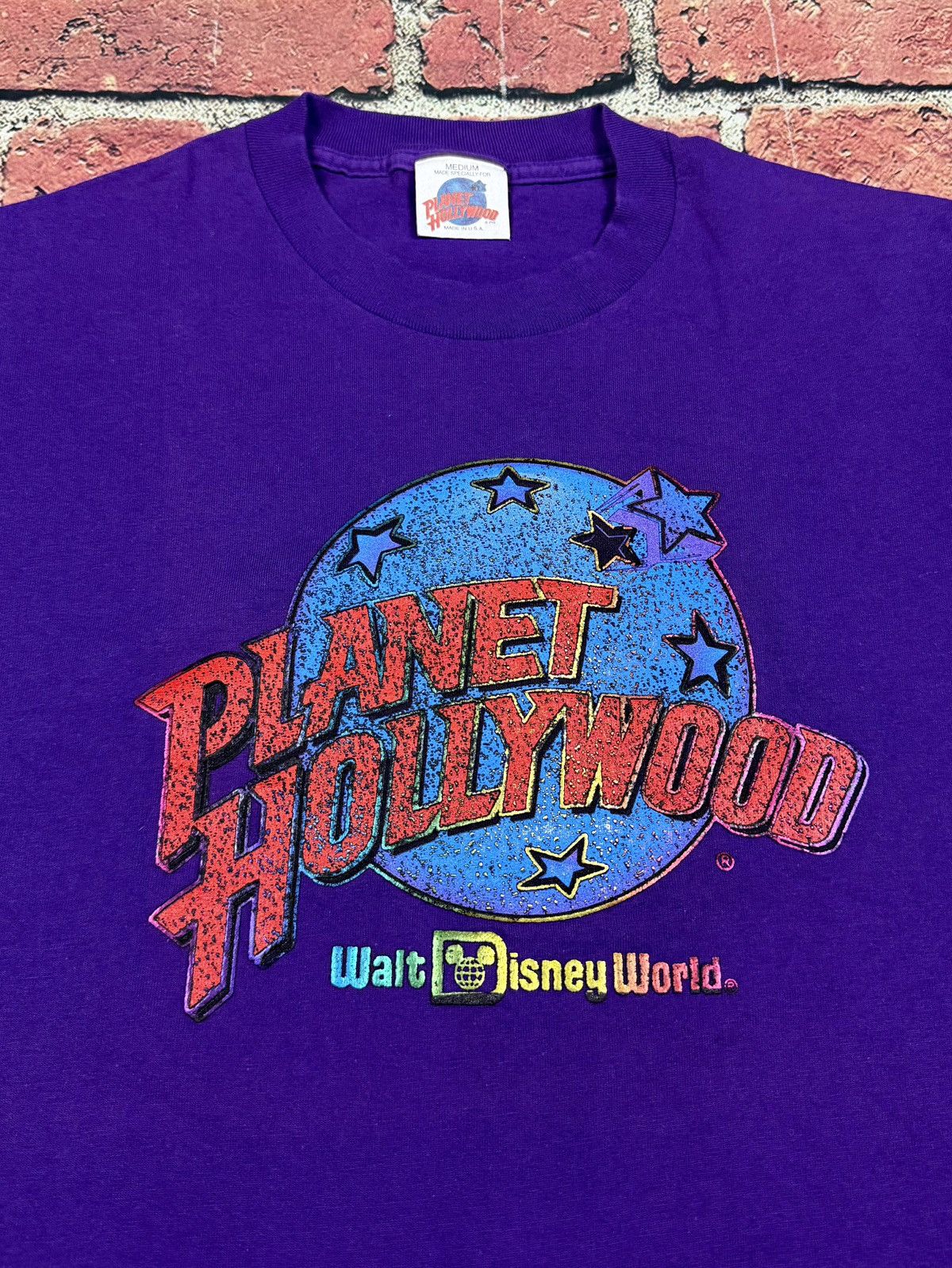 Disney Vintage Planet Hollywood Walt Disney World T Shirt 90s USA Size US M / EU 48-50 / 2 - 3 Thumbnail