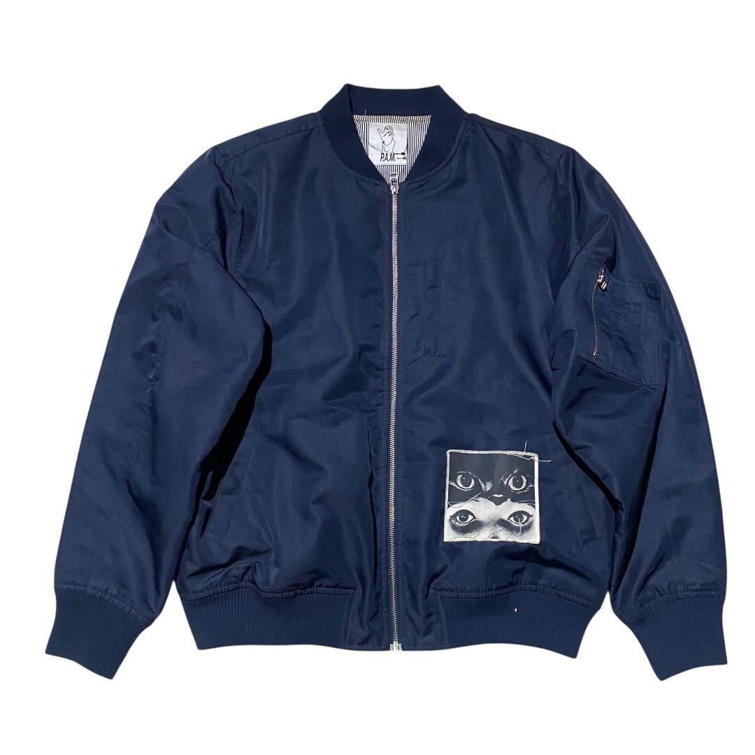 ジャケット・アウター perks and mini bomber jacket Perks and Mini Black Engulfed Reversible Bomber Jacket Perks