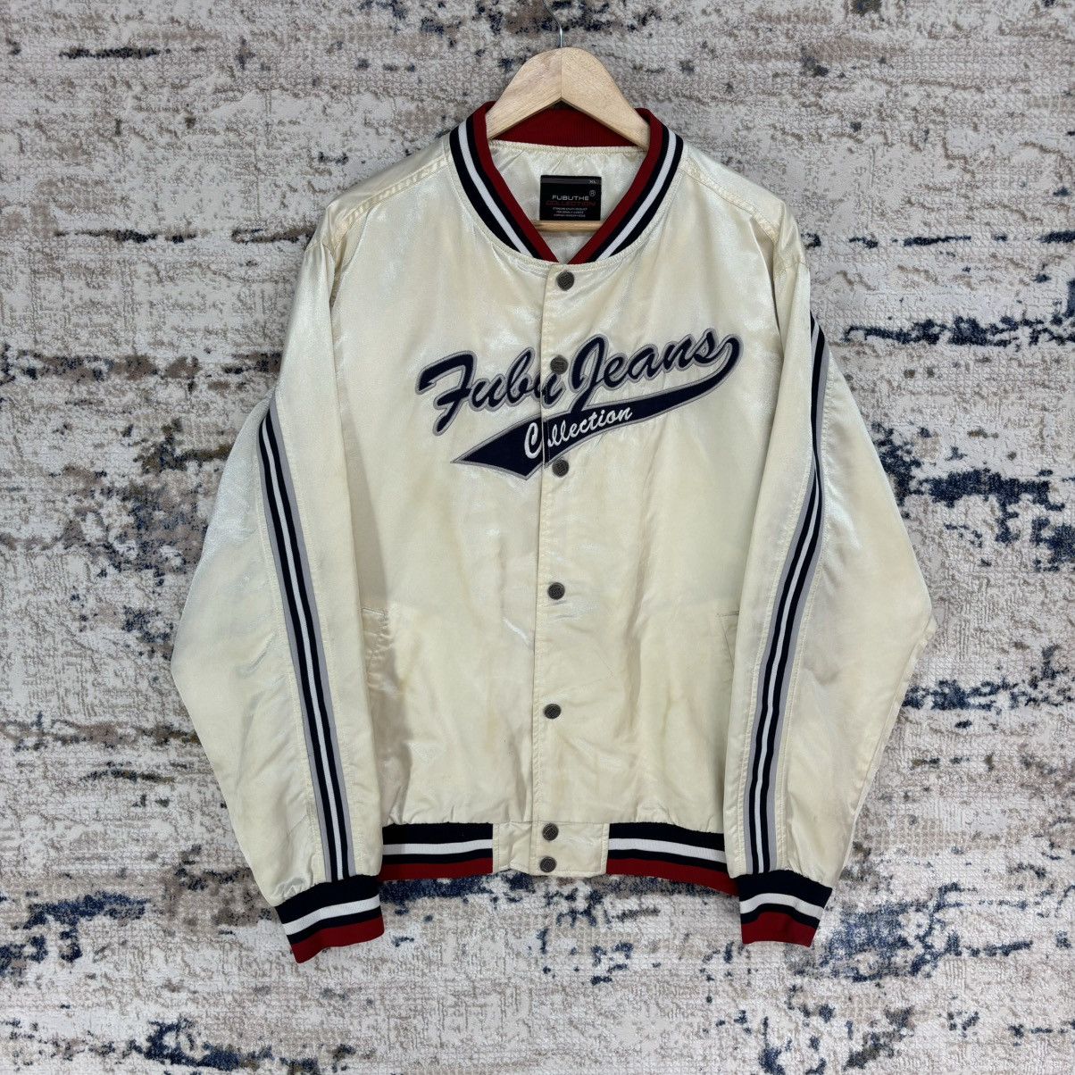 Fubu × Vintage Vintage FUBU Jeans Light Bomber Jacket Size US XL / EU 56 / 4 - 1 Thumbnail