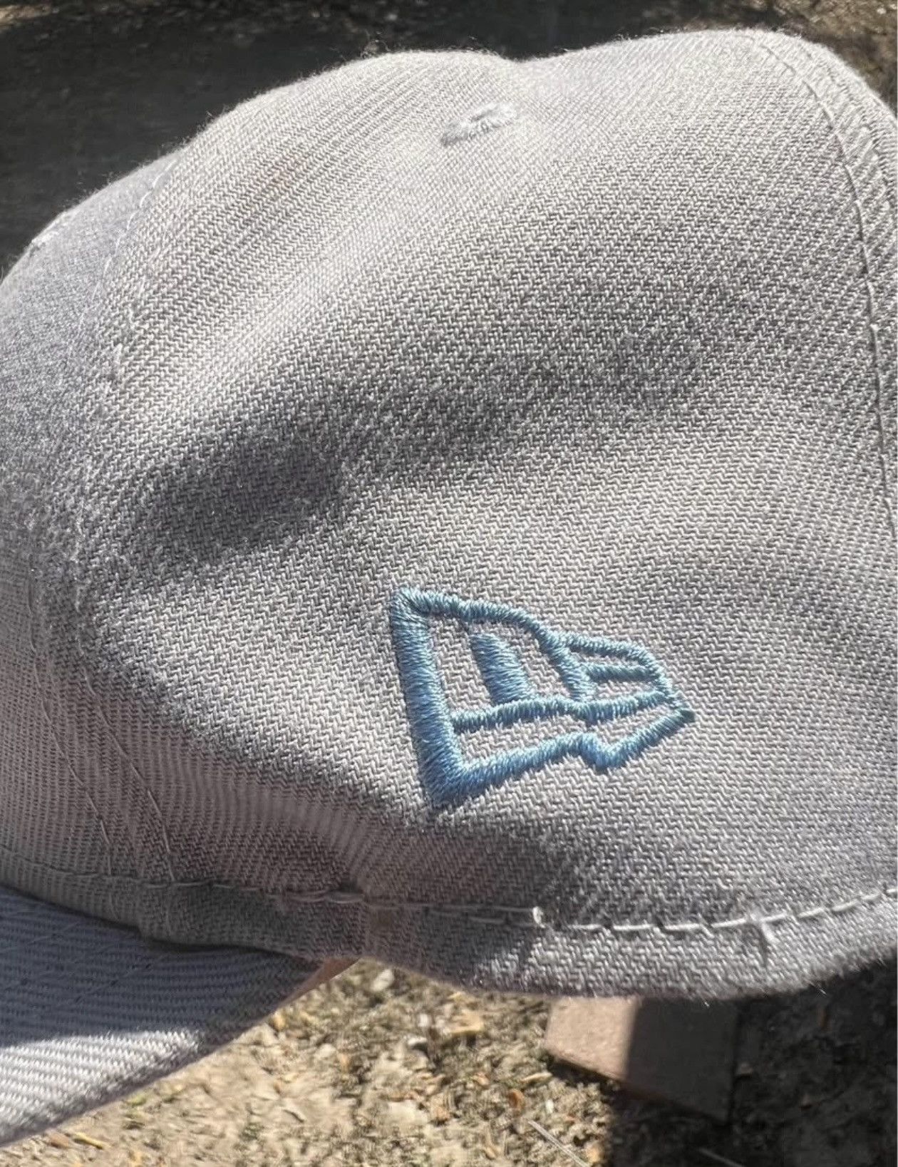 New Era NewEra Tx Rangers Gray 1995 MLBAll-Star Sky Blue 59FIFTY Hat Size ONE SIZE - 3 Thumbnail