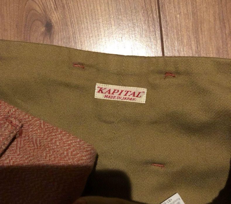 Kapital Kapital Size0 Colorful stitching straight trousers Size US 27 - 4 Thumbnail