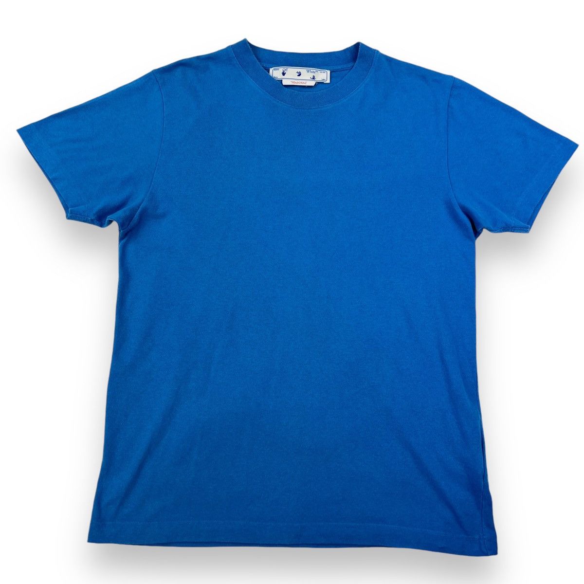 Off-White Off-White Rubber Diagonal Blue T Shirt Size US S / EU 44-46 / 1 - 2 Thumbnail
