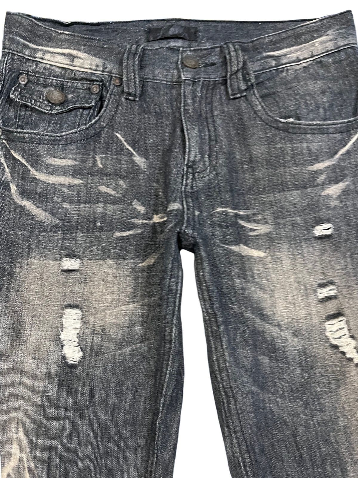Beauty Beast Vintage Black Baccara Flare Denim Size US 29 - 2 Thumbnail