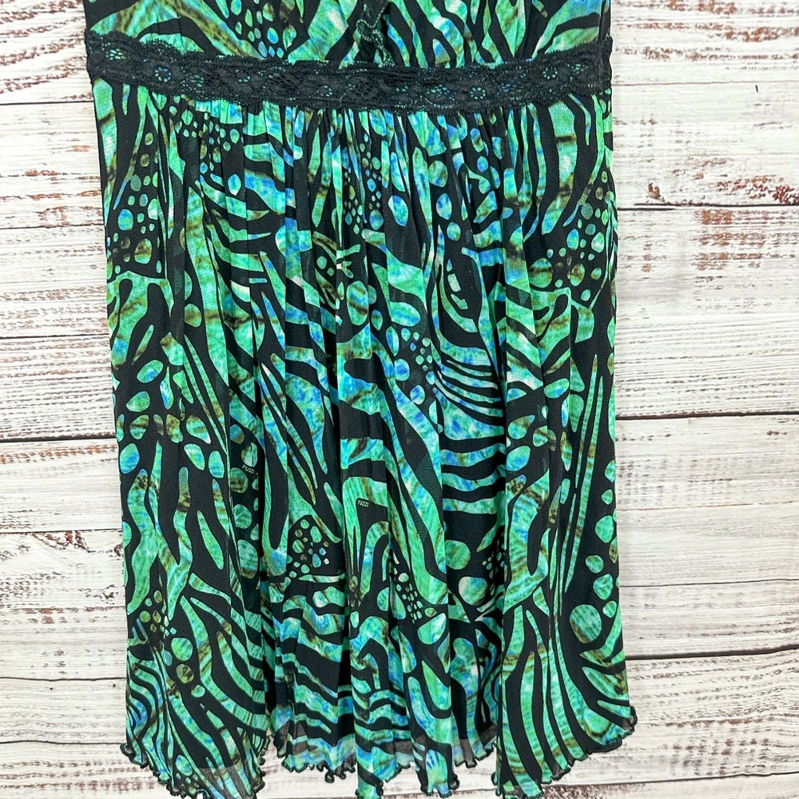 Jean Paul Gaultier Fuzzi Geometric Print Dress, EUC, Medium, MSRP $545 Size M / US 6-8 / IT 42-44 - 5 Thumbnail