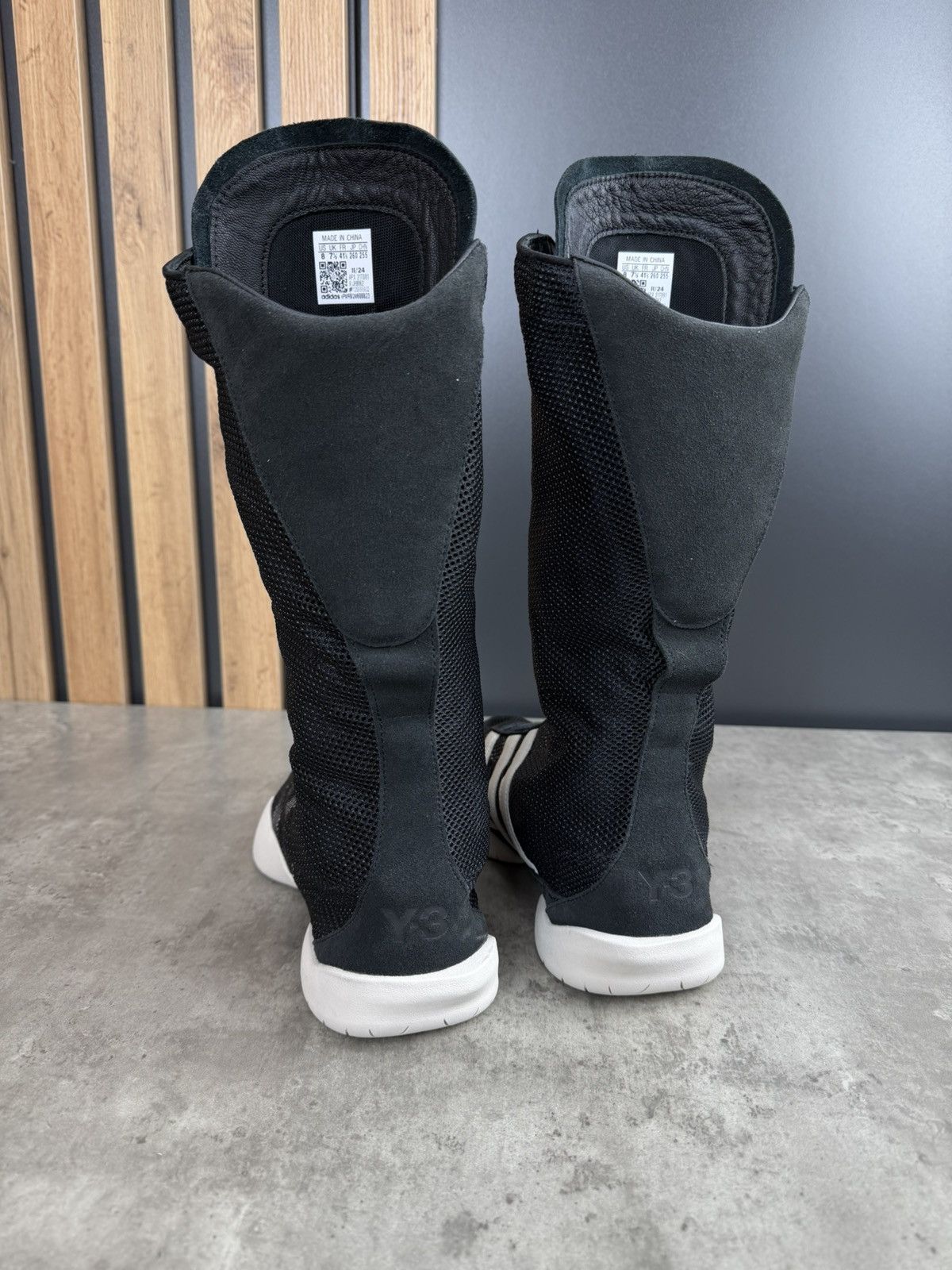 Adidas Adidas Y-3 Regu Boot Black/Talc Size US 8 Size US 8 / EU 41 - 5 Thumbnail