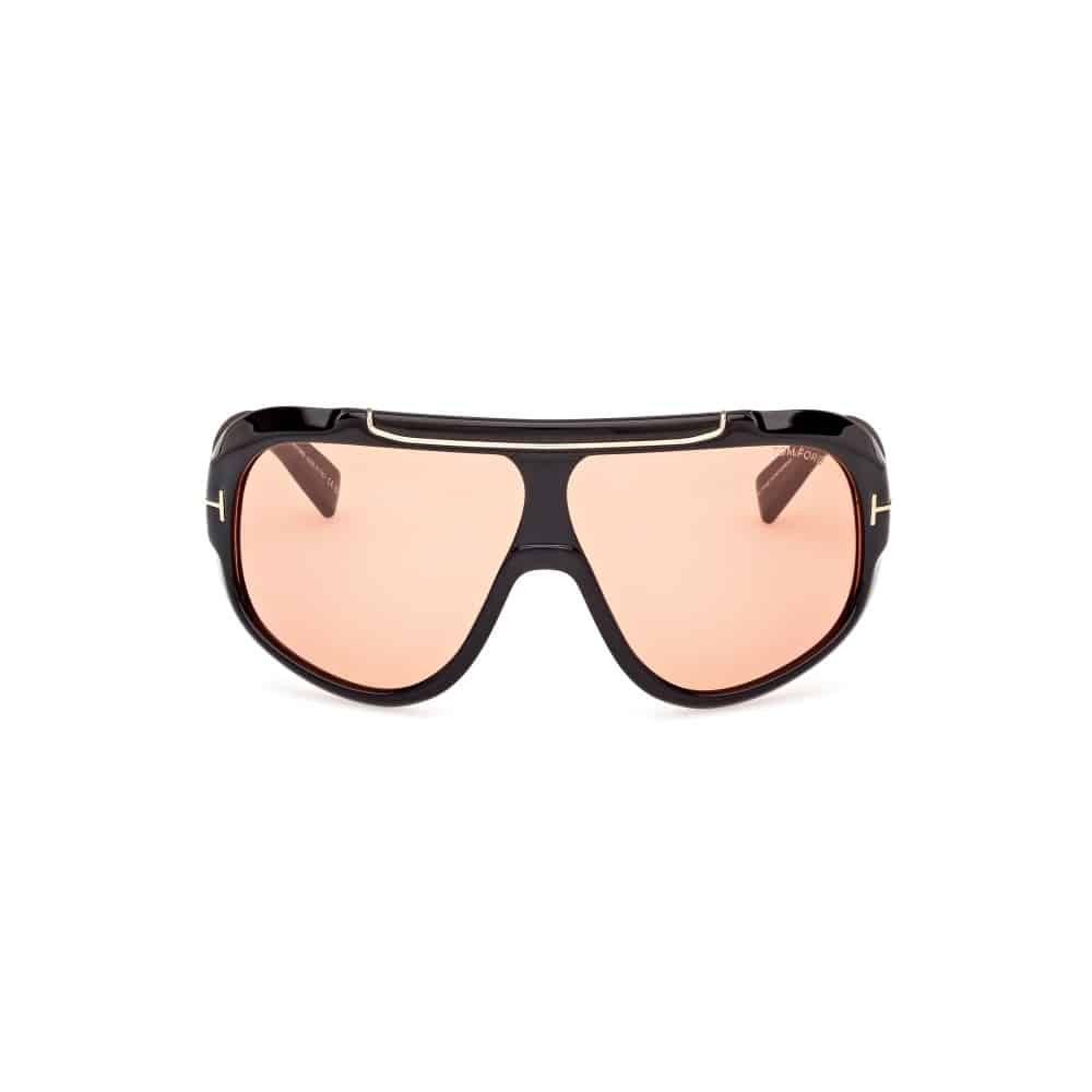 Tom Ford Black / Smoke Ft0733 01a Tf 733 Gino Square Sunglasses