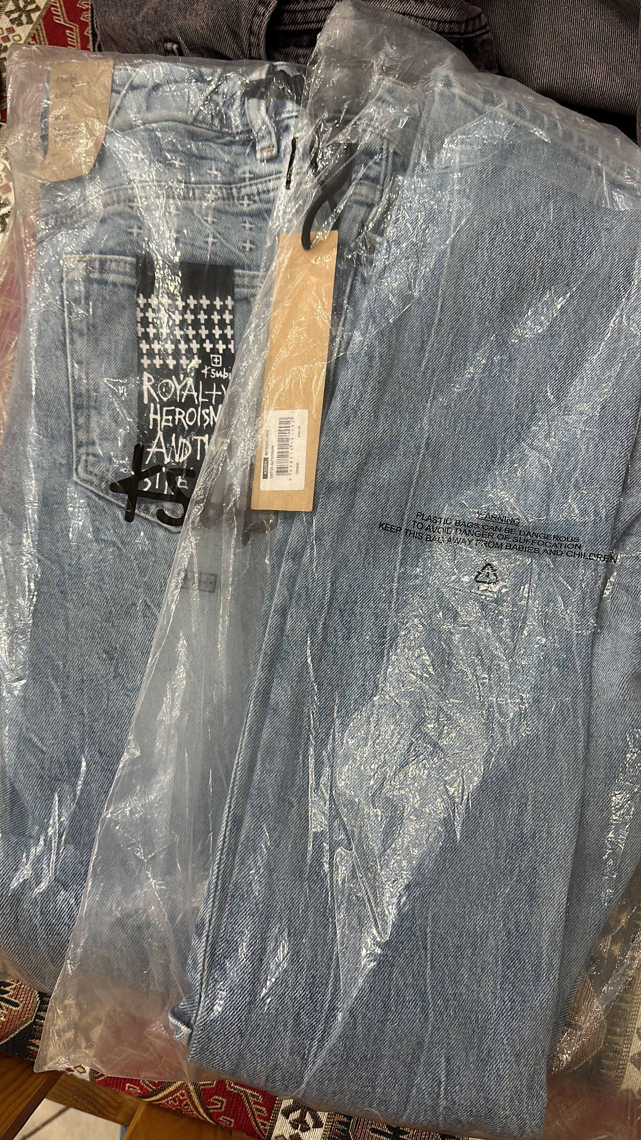 Ksubi Ksubi Blue Pant Never Worn Size 29 Size US 29 - 4 Thumbnail