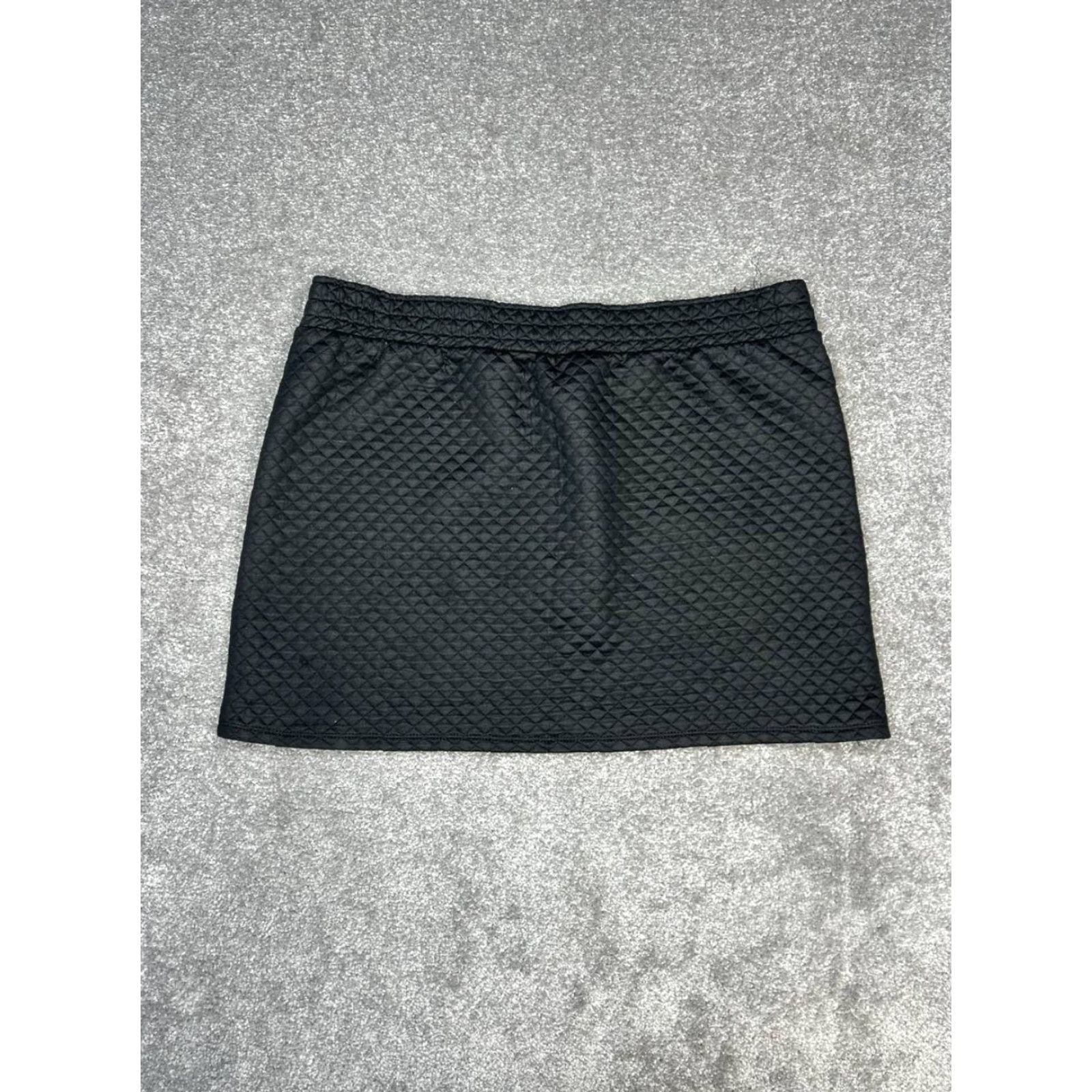 Fabletics Fabletics Skirt Womens XL Black Drawstring Pockets Mini Short Beac h Walking Casual Travel Size 40" / US 18 - 2 Thumbnail