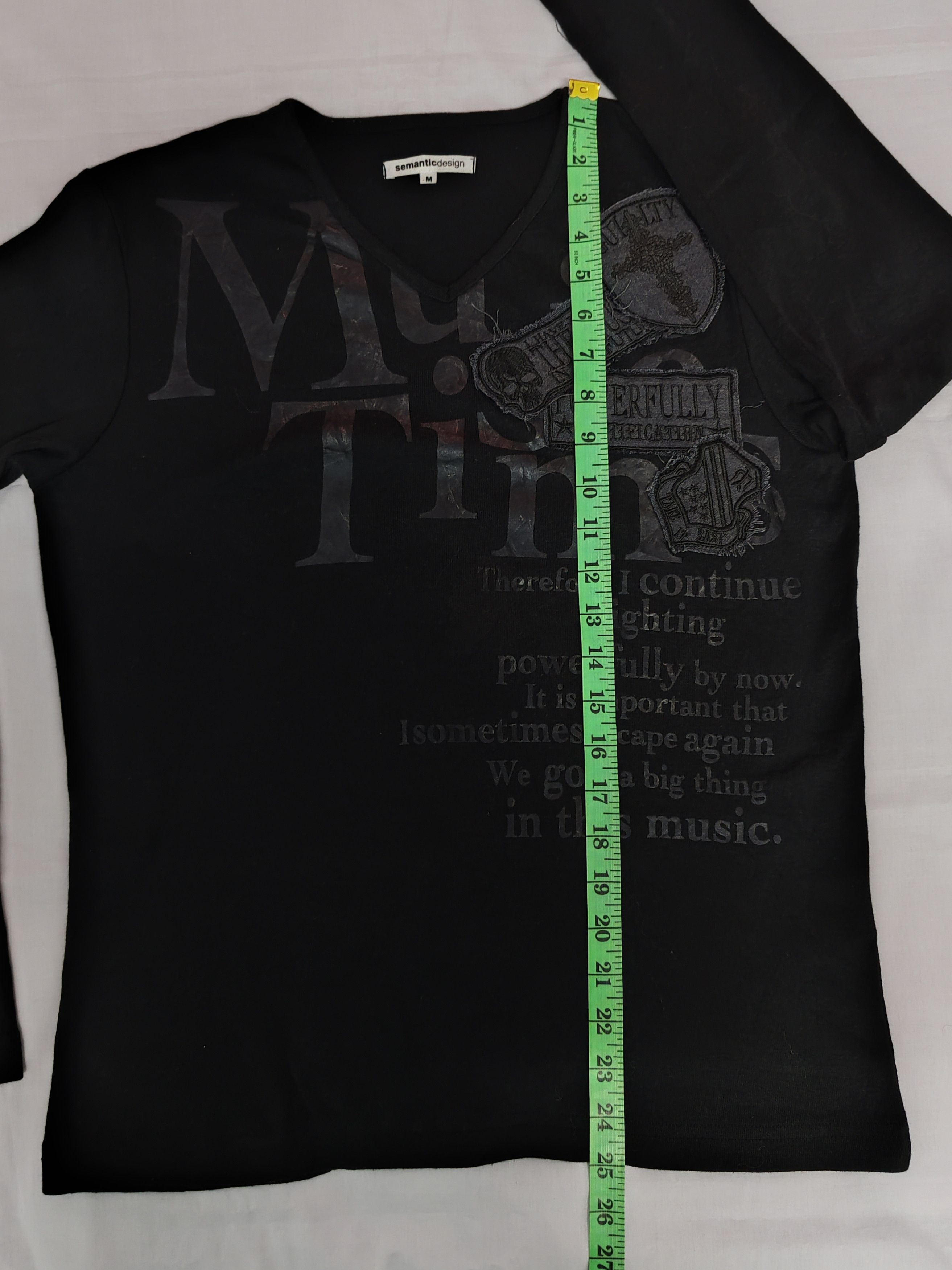 Japanese Brand Semantic Design Patches Long Sleeve Tee Seditionaries Skull Size US M / EU 48-50 / 2 - 5 Thumbnail