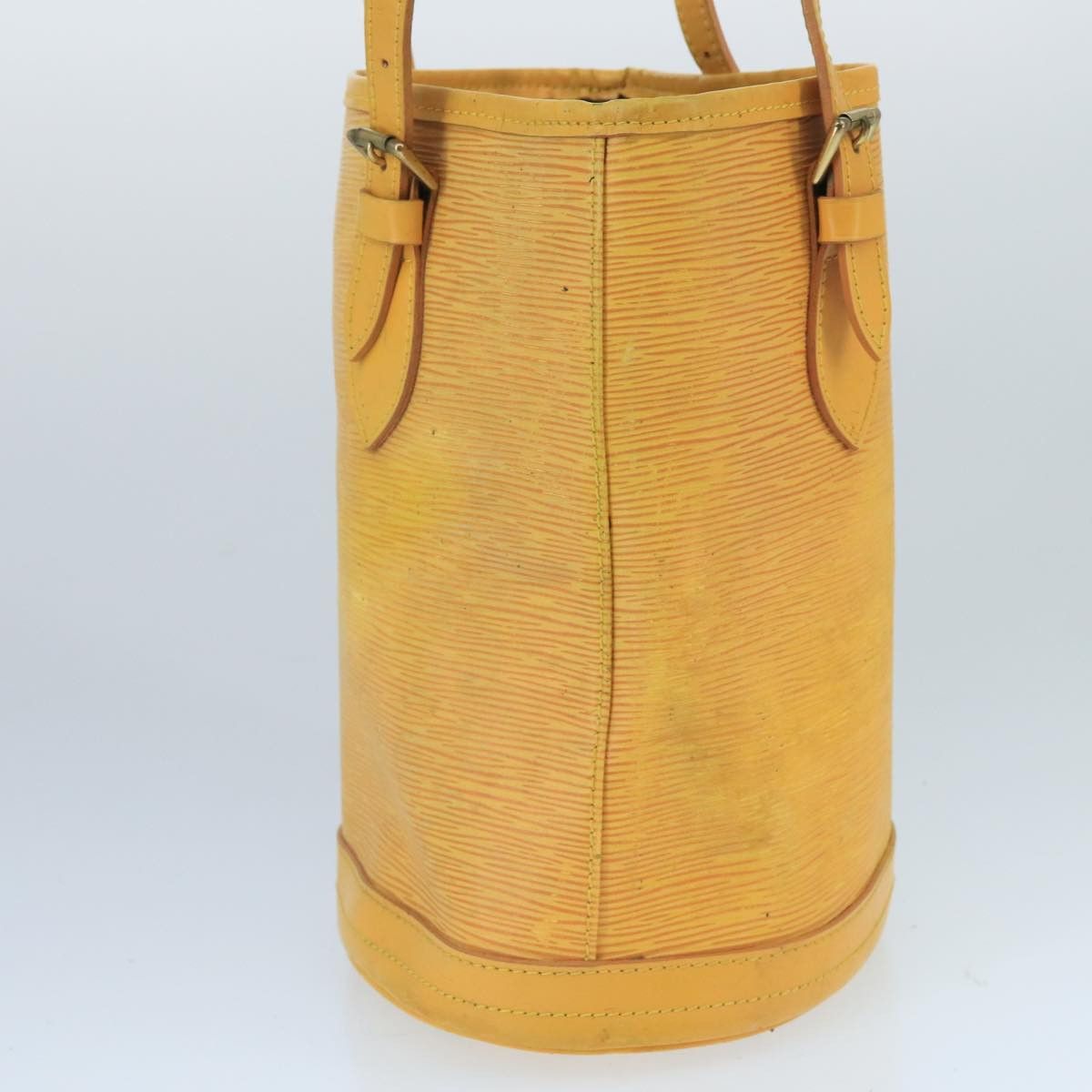 Louis Vuitton LOUIS VUITTON Epi Bucket PM Shoulder Bag Spo Yellow Size ONE SIZE - 4 Thumbnail