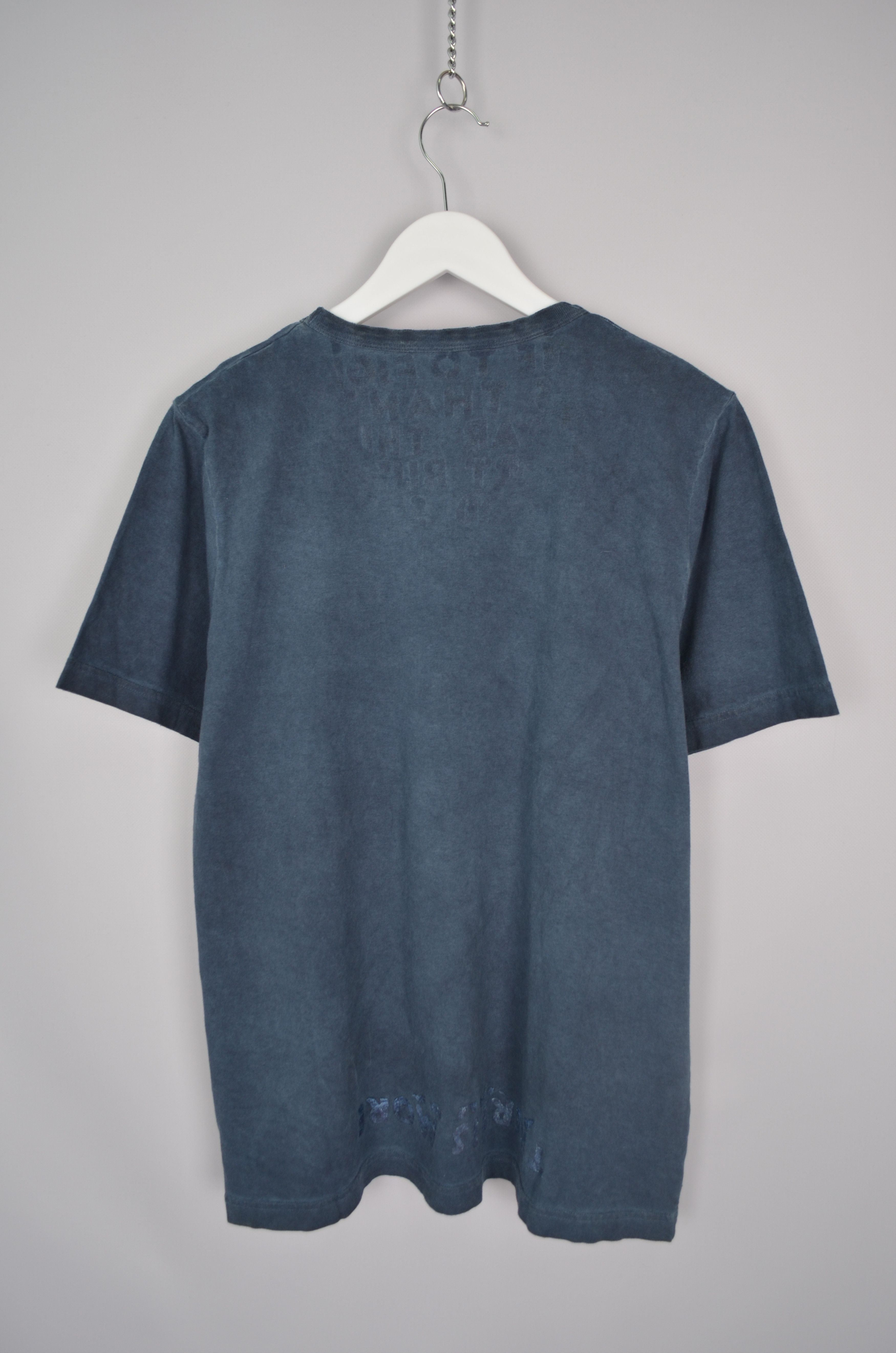Maison Margiela Maison Martin Margiela AIDS Awareness Garment Dyed T-Shirt Size US M / EU 48-50 / 2 - 10 Thumbnail
