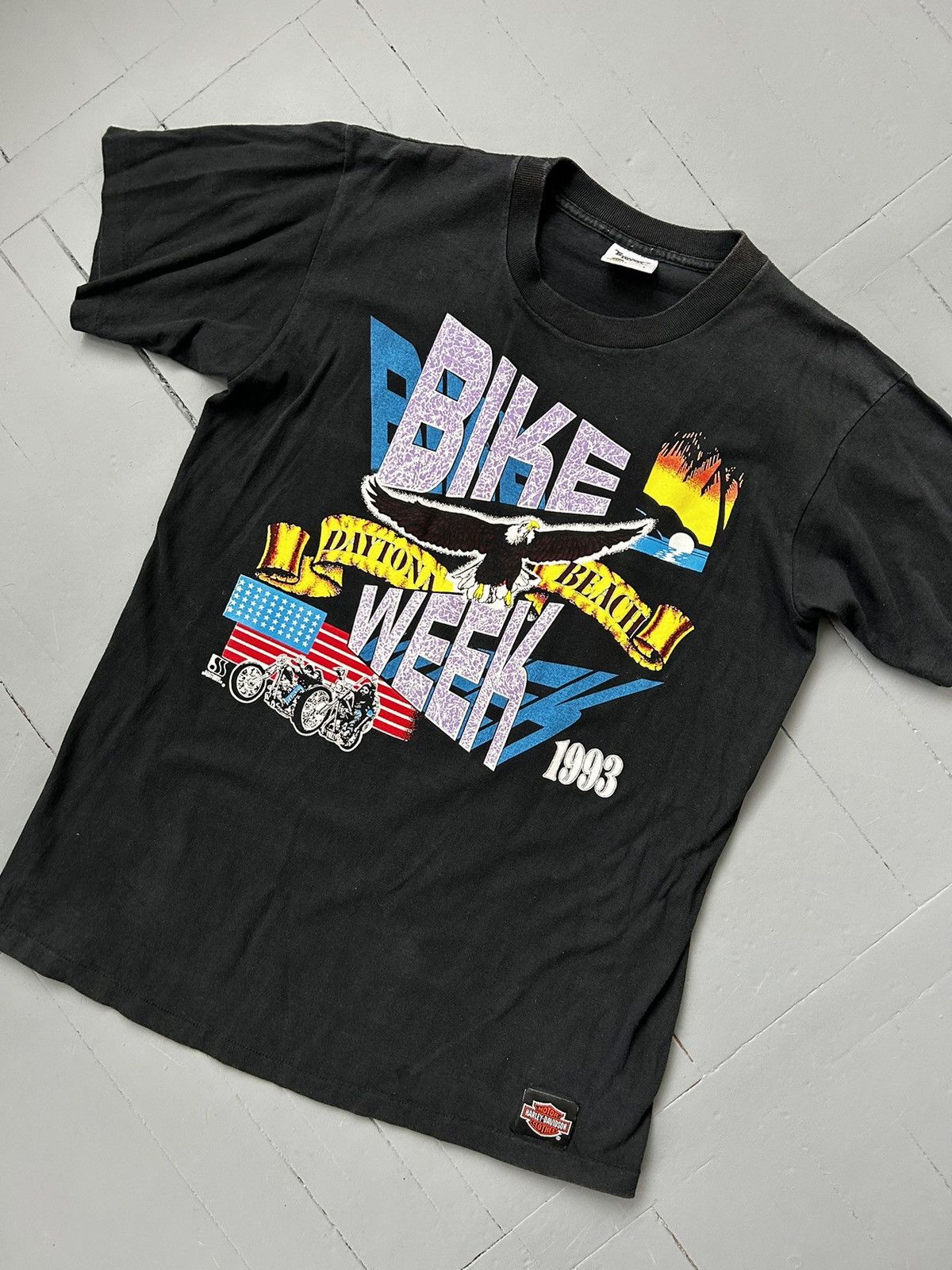 Harley Davidson Harley Davidson vintage T-shirt 1993 Size US L / EU 52-54 / 3 - 4 Thumbnail