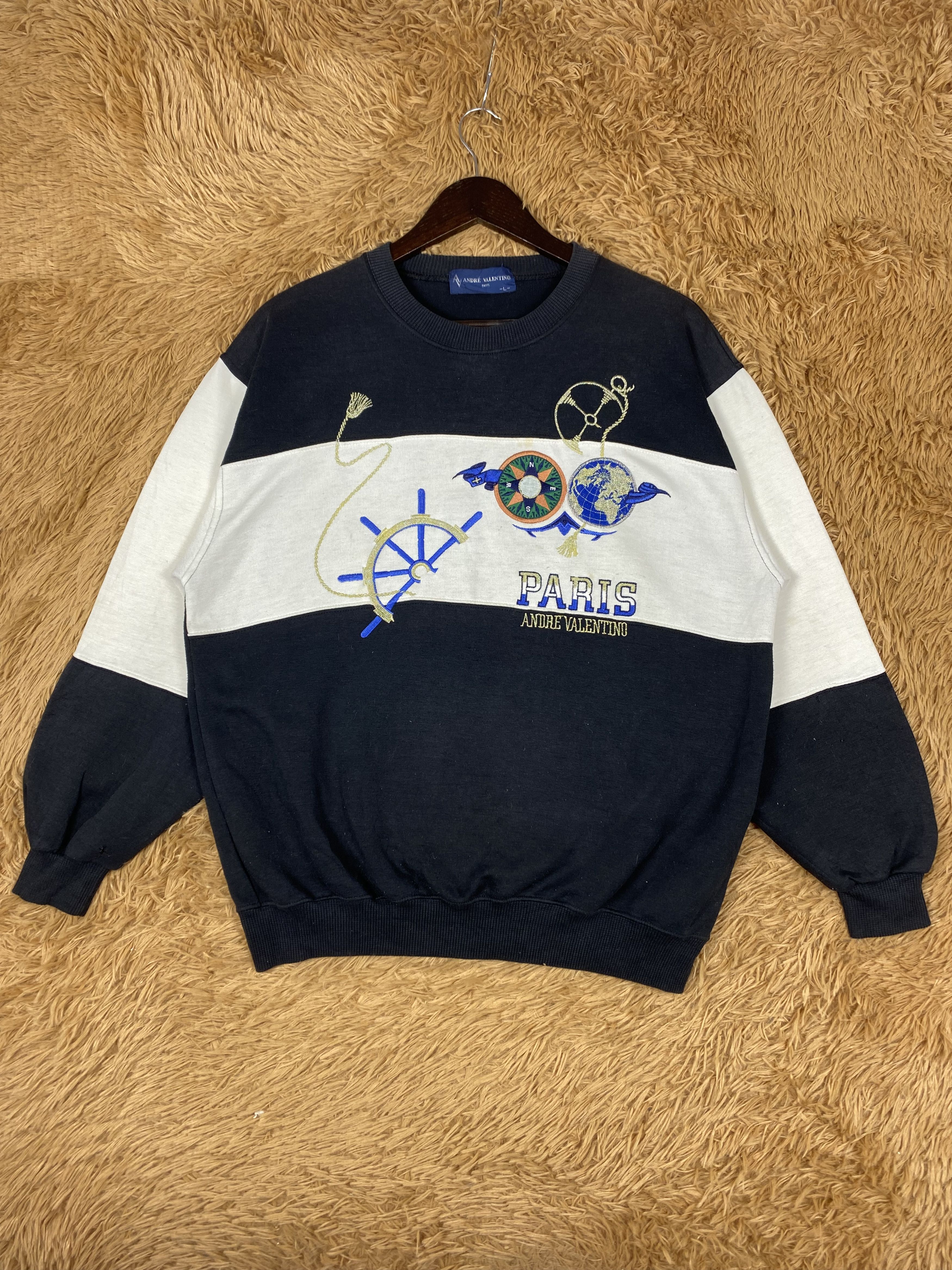 Vintage Vintage Andre Valentino Sweatshirts DJ1086 Size US L / EU 52-54 / 3 - 1 Thumbnail