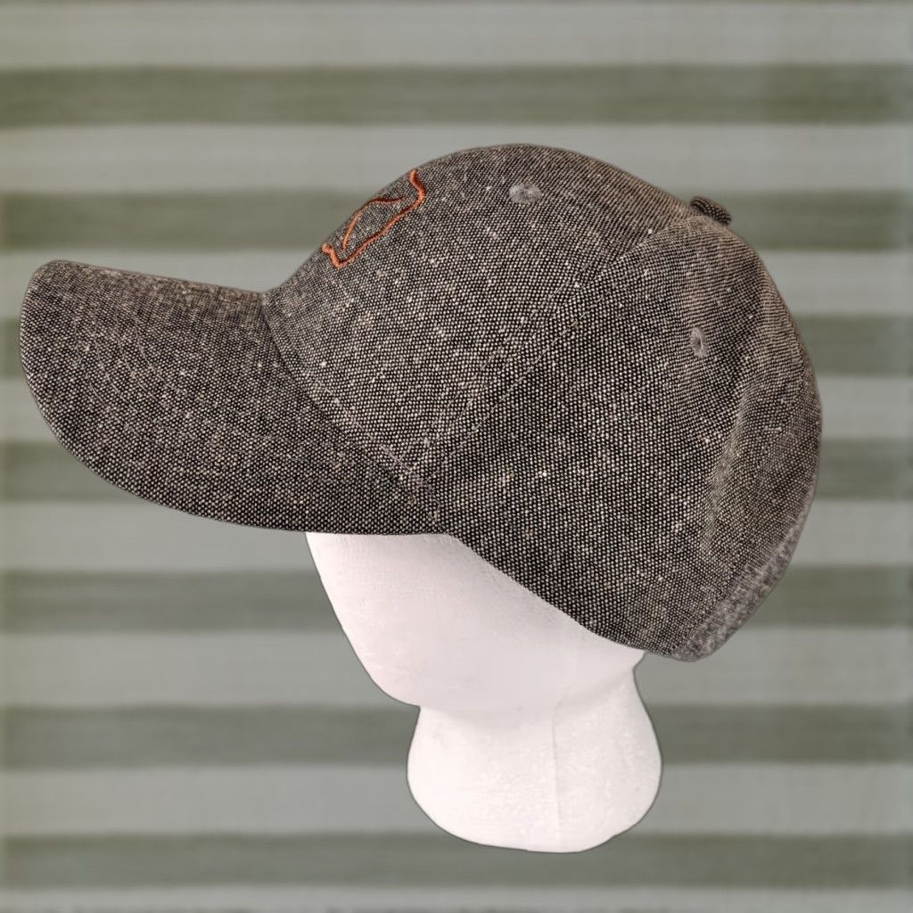 Twisted X Twisted X Baseball Cap Hat Strapback Tweed Western Copper Logo Adult One Size Brown/Tan Canvas Cotton Ballcap Adjustable Hook and Loop Size ONE SIZE - 1 Thumbnail