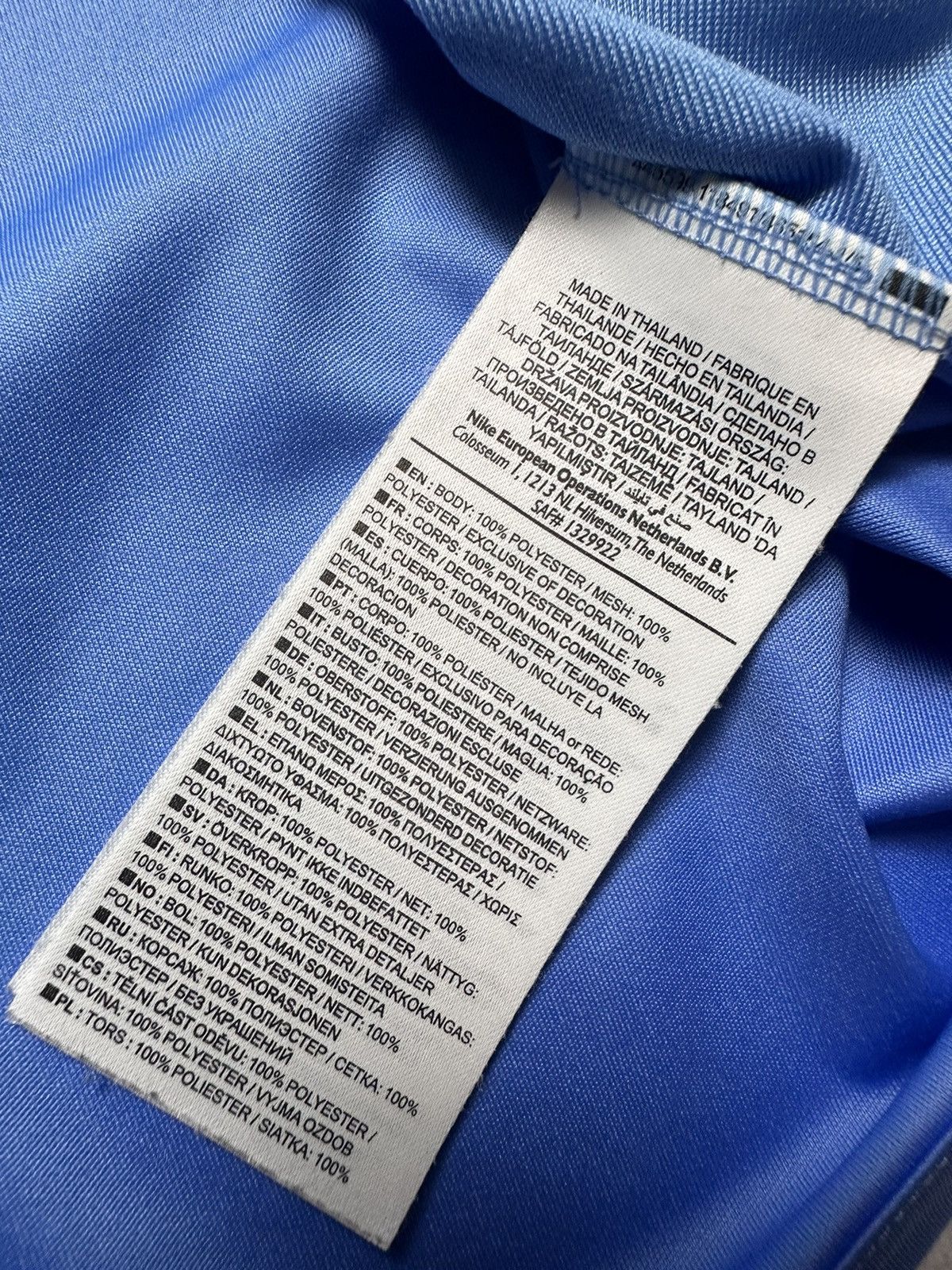 Nike × Vintage Vintage Nike Malaga soccer jersey size L striped 3 Weligton Size US L / EU 52-54 / 3 - 10 Thumbnail