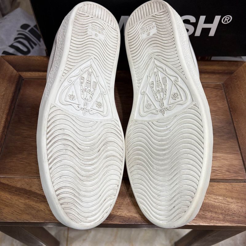 Gucci Gucci White Ace Low-Top Sneakers for Men - Size US 8 / EU 41 - 4 Thumbnail