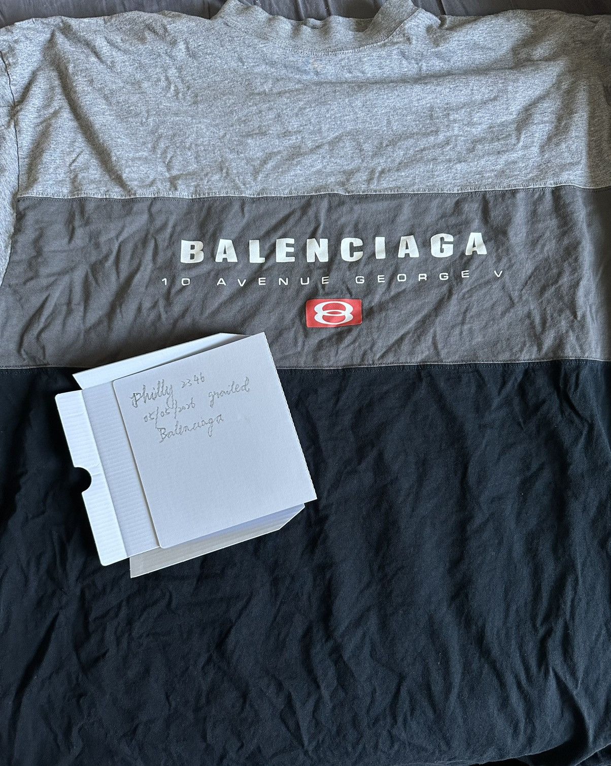 Balenciaga BALENCIAGA 25ss 10 AVENUE GEORGE V TEE Oversized - EXCLUSIVE Size US M / EU 48-50 / 2 - 9 Thumbnail