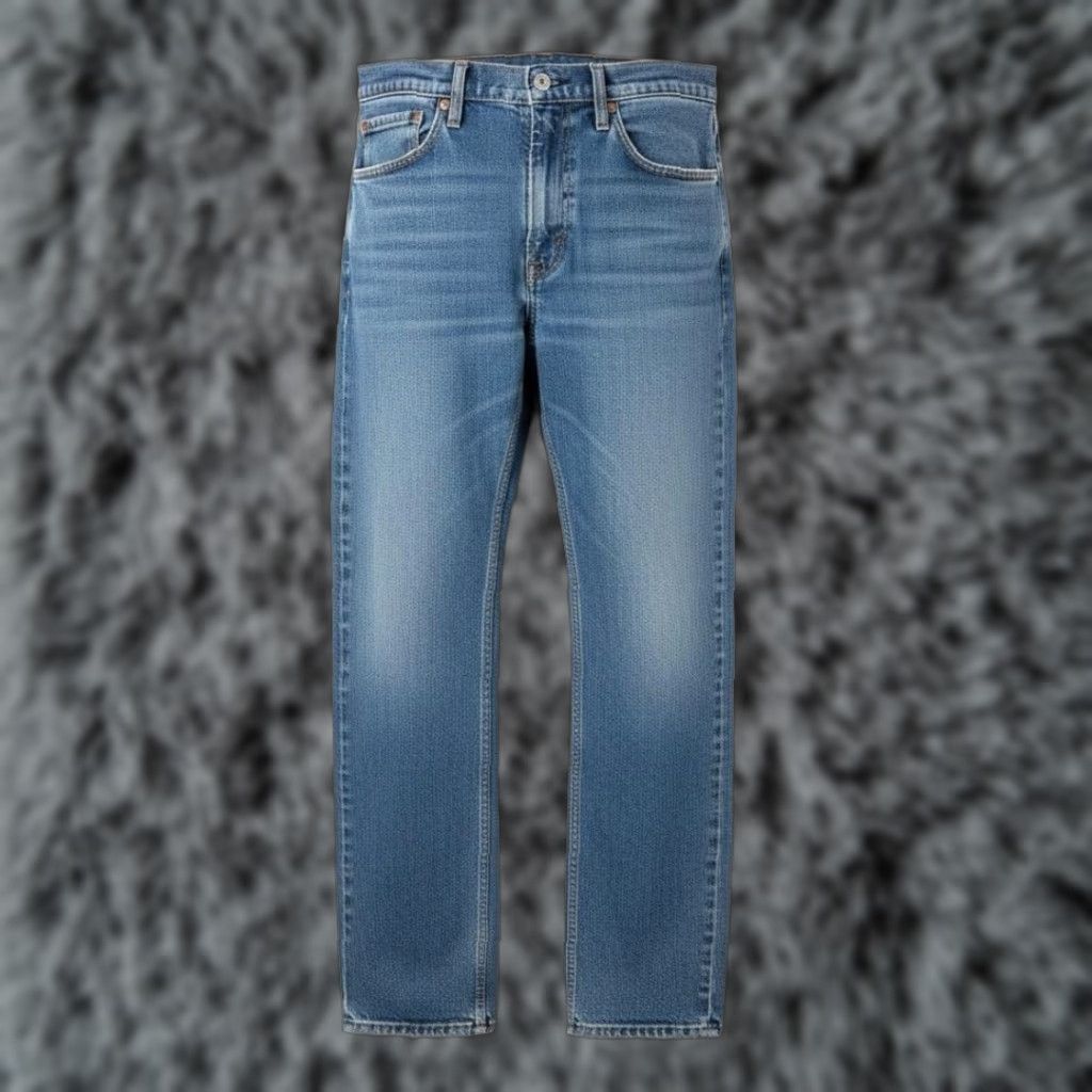 Levi's Levi's 501 Jeans Mens 34x32 Blue Medium Wash Straight Button Fly Denim Stretch Distressed Pocket 5-Pocket Regular Size US 34 / EU 50 - 1 Thumbnail