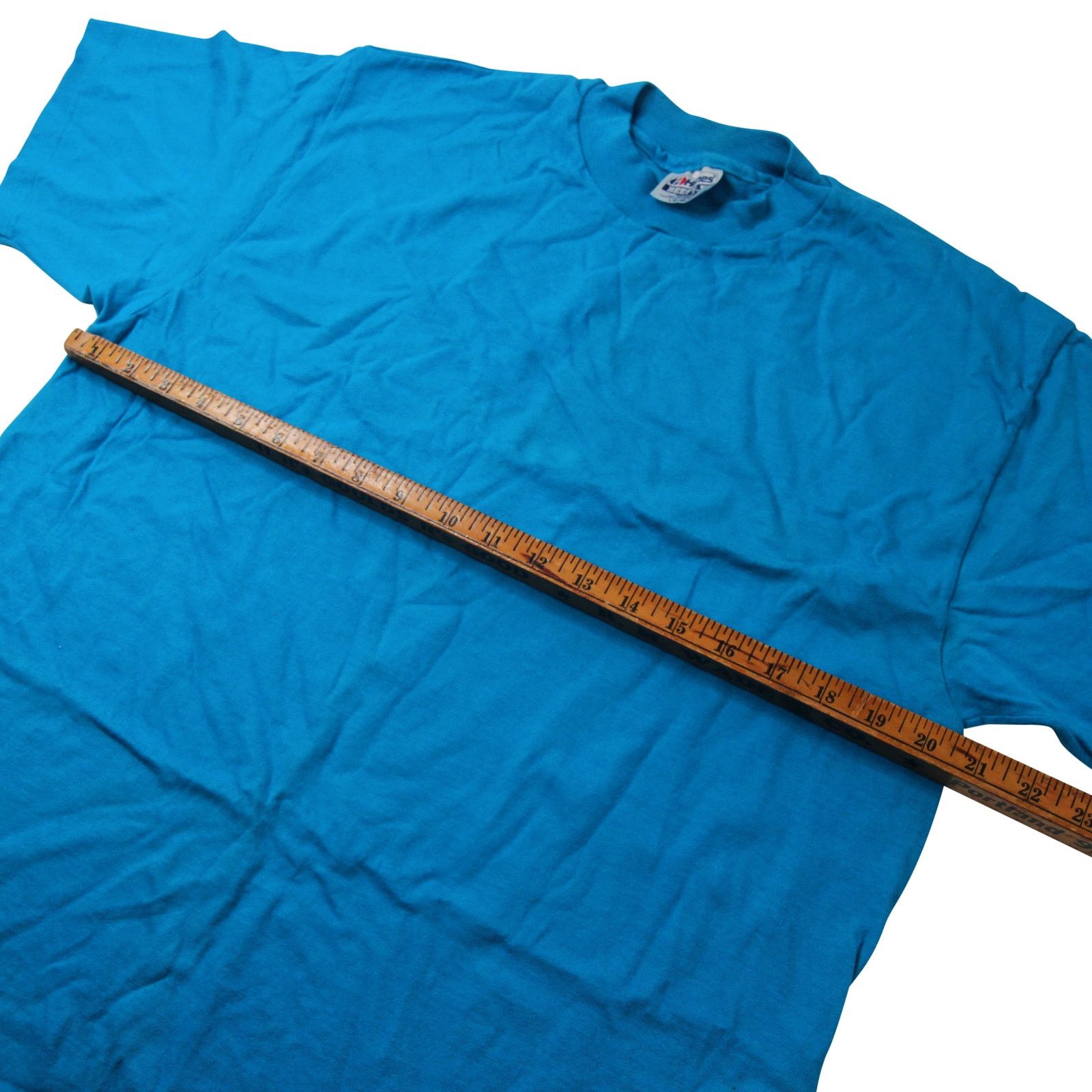 Hanes × Vintage Vintage Hanes Beef-T Blank T Shirt Size US L / EU 52-54 / 3 - 5 Thumbnail