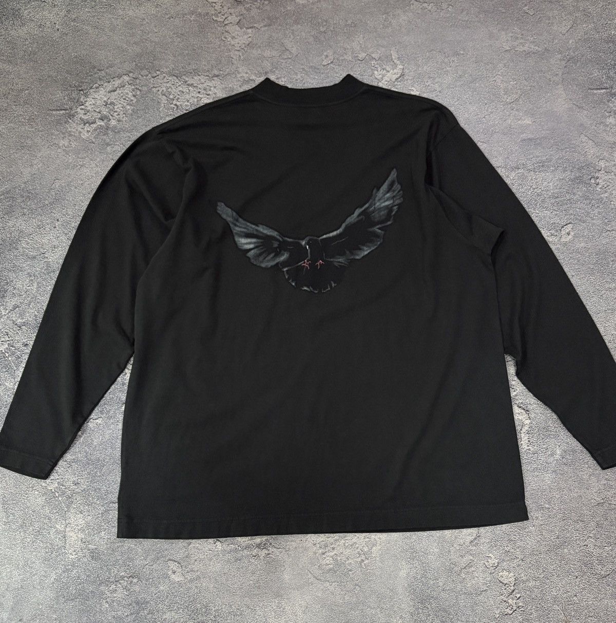 Gap × Yeezy New Yzy Gap by Balenciaga Dove Longsleeve Tee Gunmetal M Size US M / EU 48-50 / 2 - 5 Thumbnail