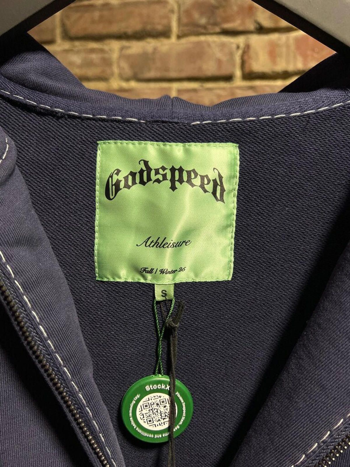 Godspeed Godspeed Navy Blue Hoodie Sz. S Size ONE SIZE - 3 Thumbnail