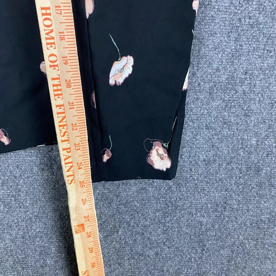 Other Jules Leopold Pants Women's Medium Stretch Floral Black M Size 32" / US 10 / IT 46 - 6 Thumbnail