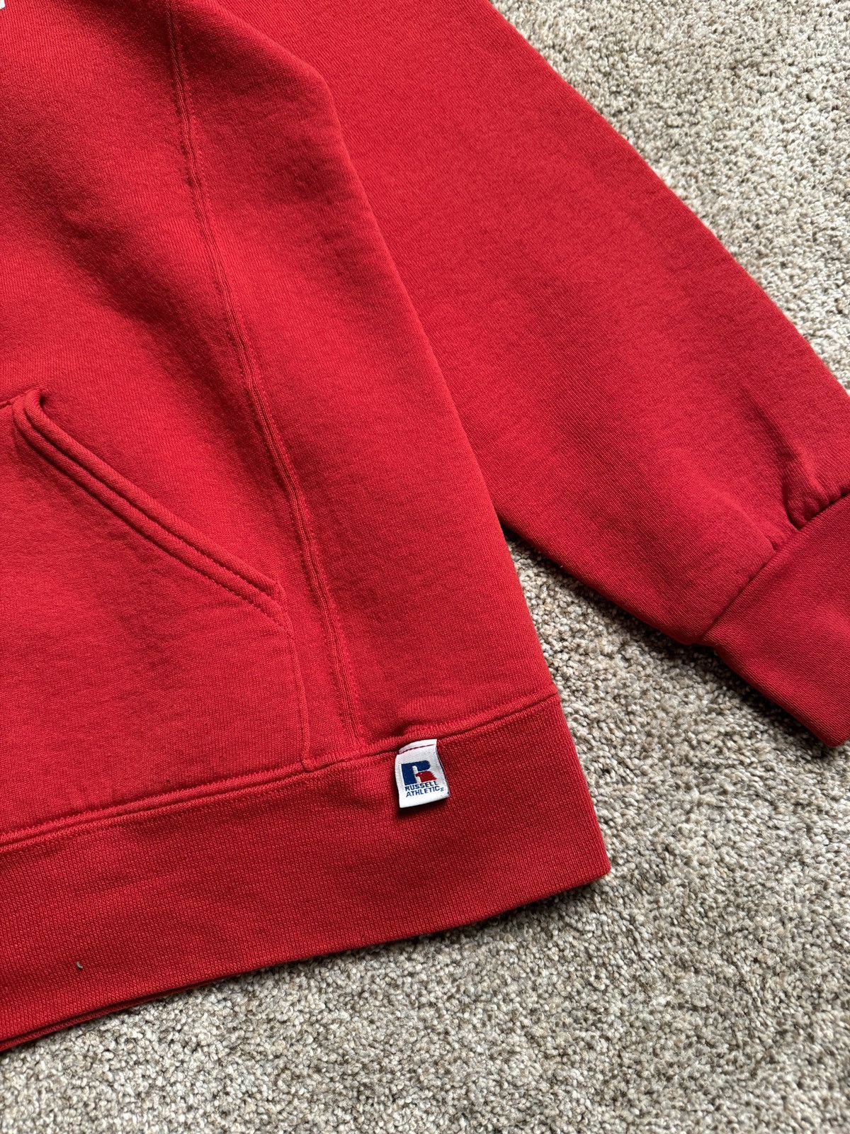 Russell Athletic RED VINTAGE STYLE “PHYS ED” RUSSELL ATHLETIC HOODIE Size US M / EU 48-50 / 2 - 3 Thumbnail