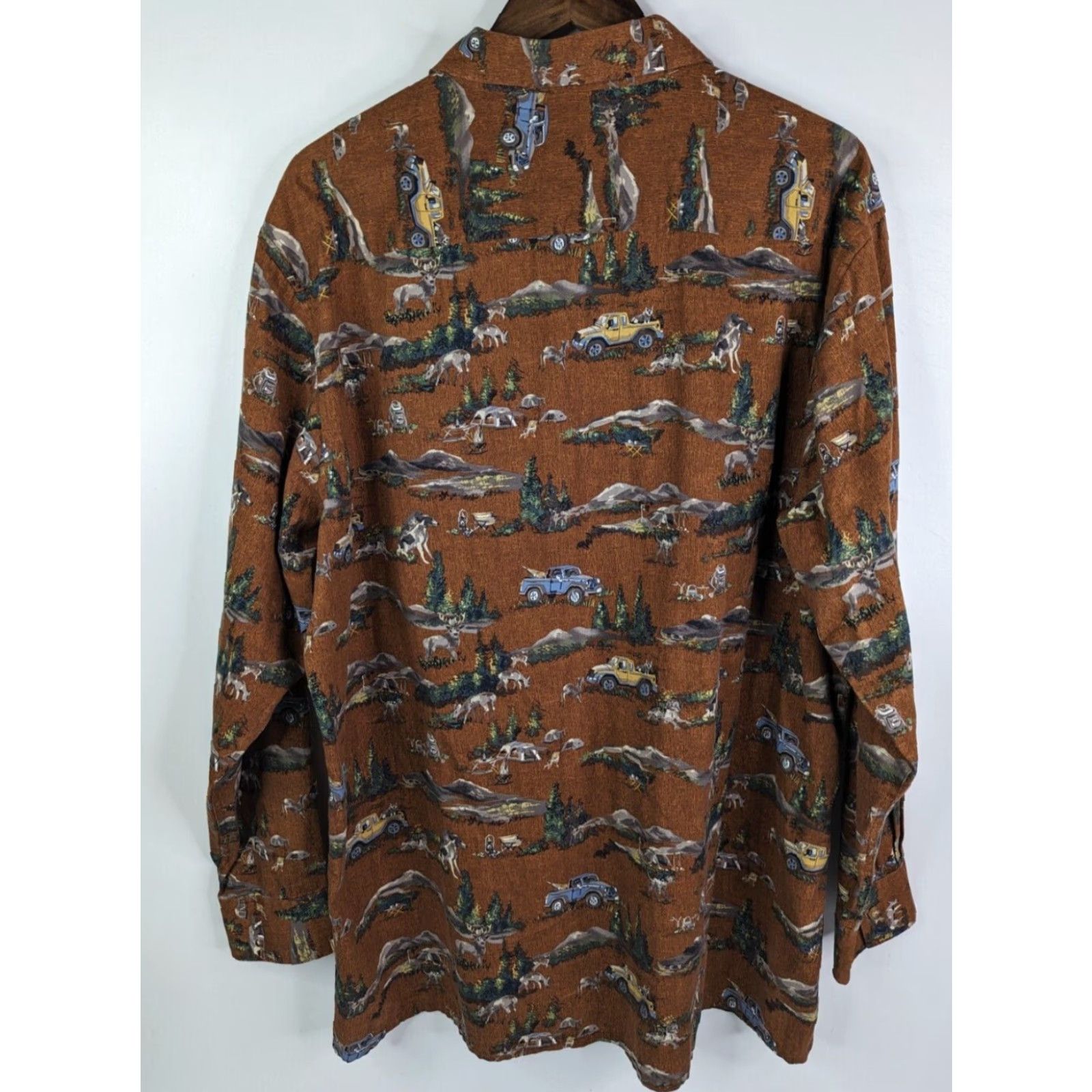 Alife Outdoor Life Shirt Men's XL Long Sleeve Orange Camping Hunting Outdoor Button-Up Size US XL / EU 56 / 4 - 4 Thumbnail