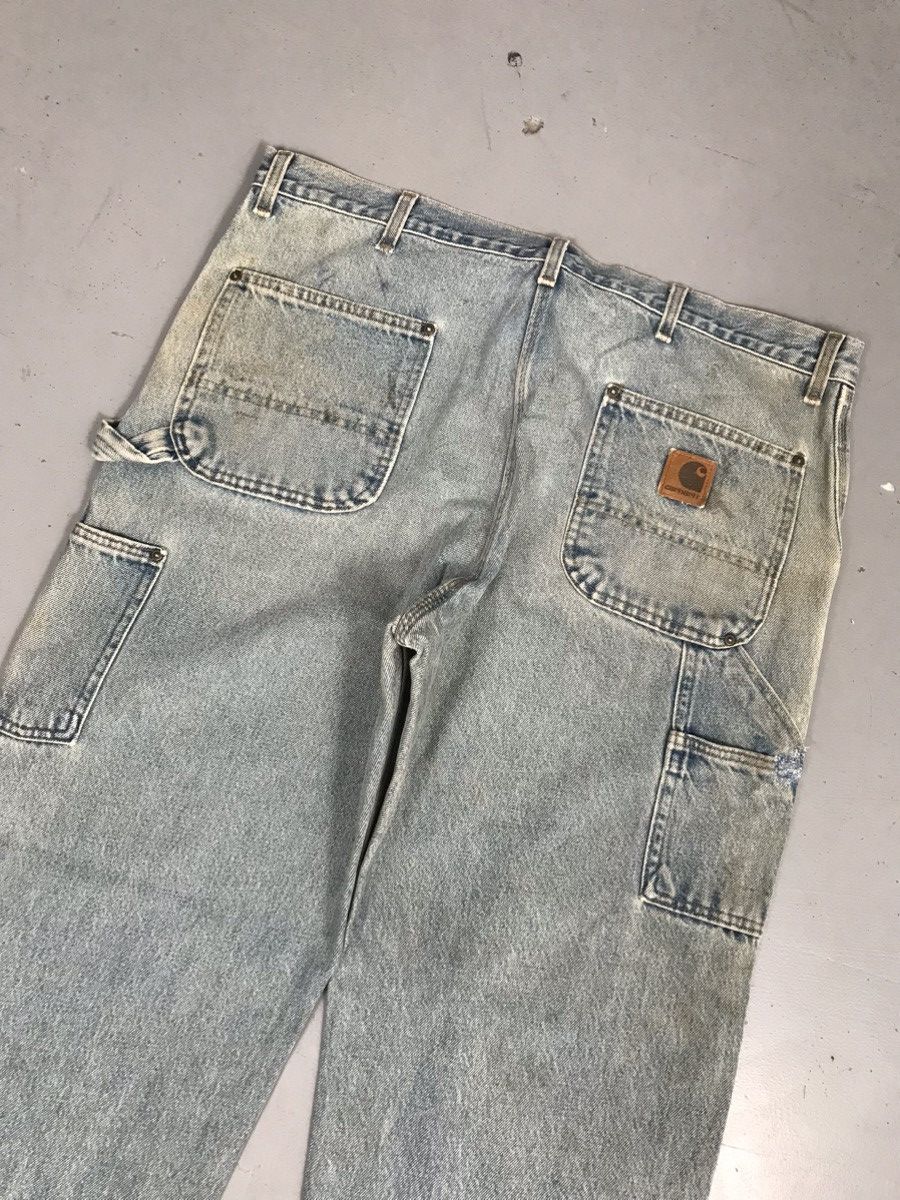 Carhartt × Vintage Vintage Carhartt Double Knee B73 DST Denim Size US 42 / EU 58 - 4 Thumbnail