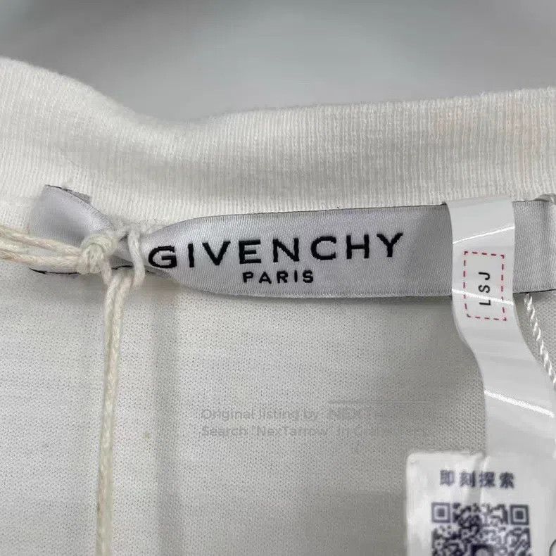 Givenchy Givenchy White Flame Quadrant Short Sleeve Size US L / EU 52-54 / 3 - 3 Thumbnail