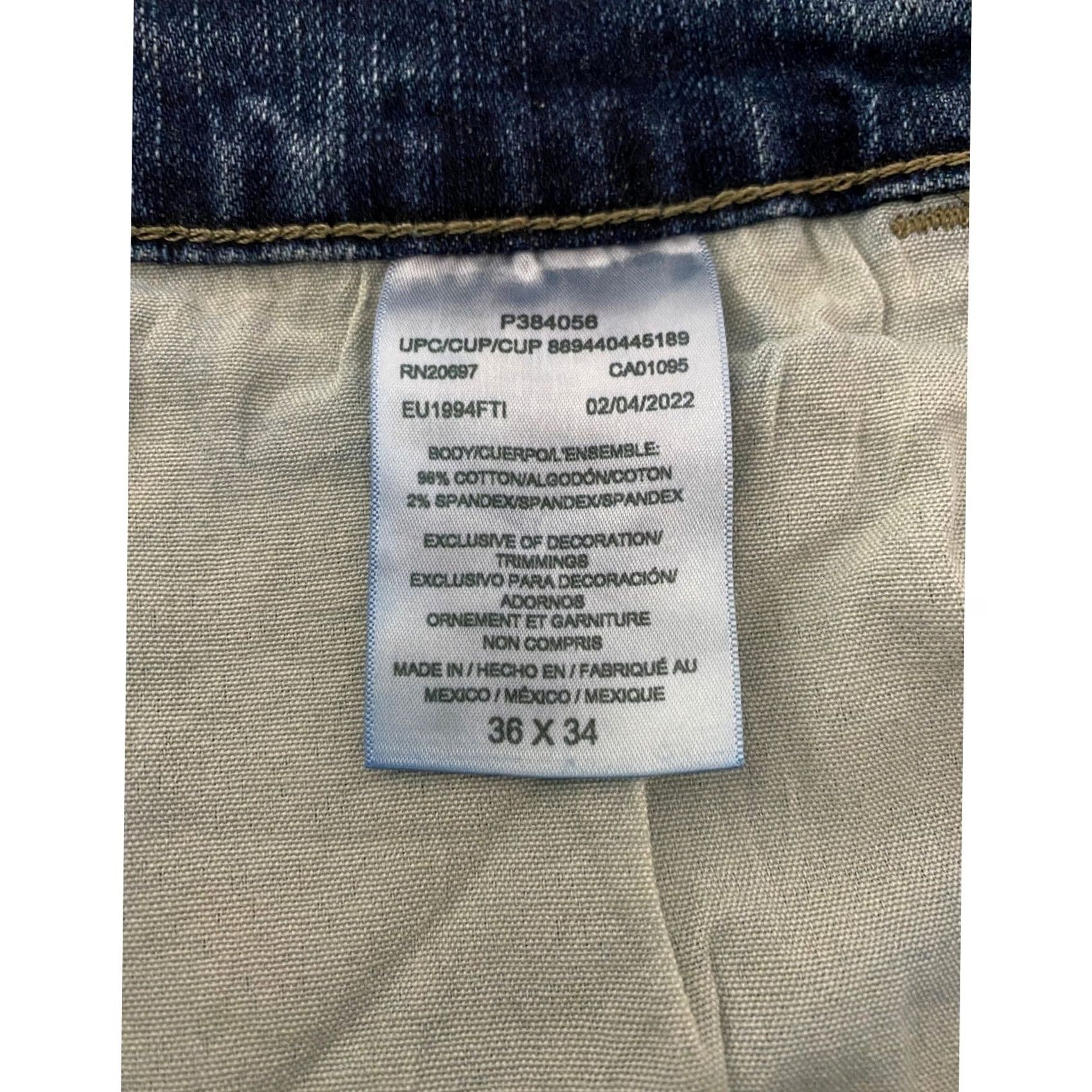 Dickies Dickies Mens Carpenter Jeans Blue Denim Stretch Workwear 36x34 Size US 36 / EU 52 - 7 Thumbnail