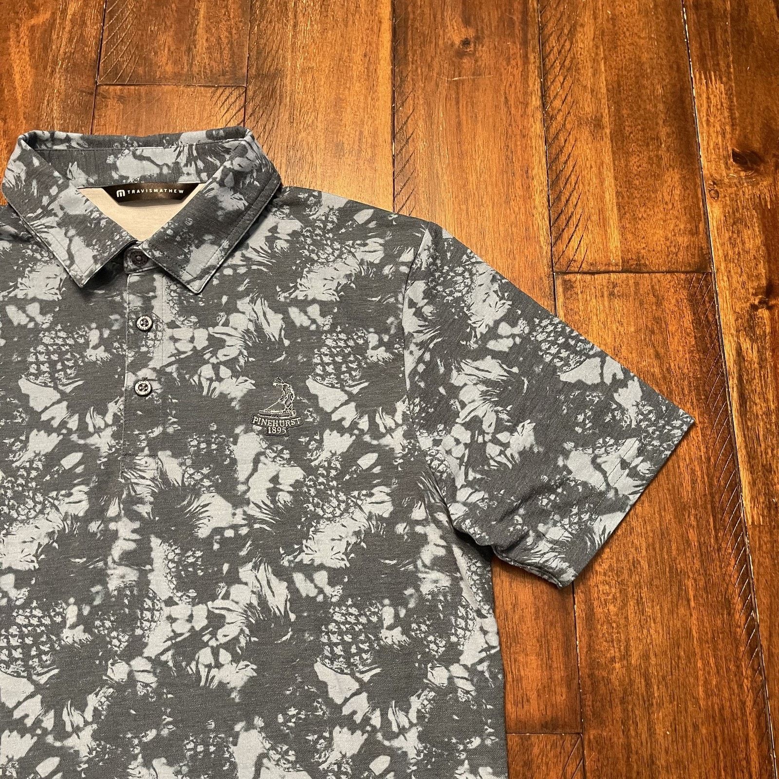 TravisMathew Travis Mathew Polo Shirt Men Medium Pinehurst 1895 Peru Size US M / EU 48-50 / 2 - 3 Thumbnail