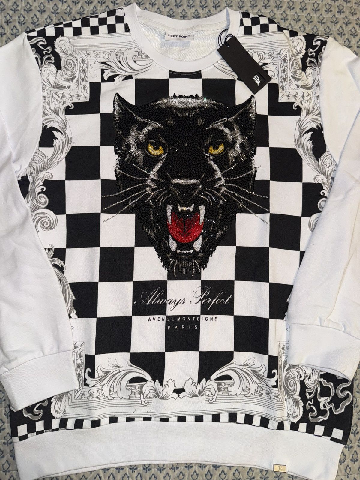 Other Left point Rhinestone Panther Crewneck size 3X Size US XXL / EU 58 / 5 - 1 Thumbnail