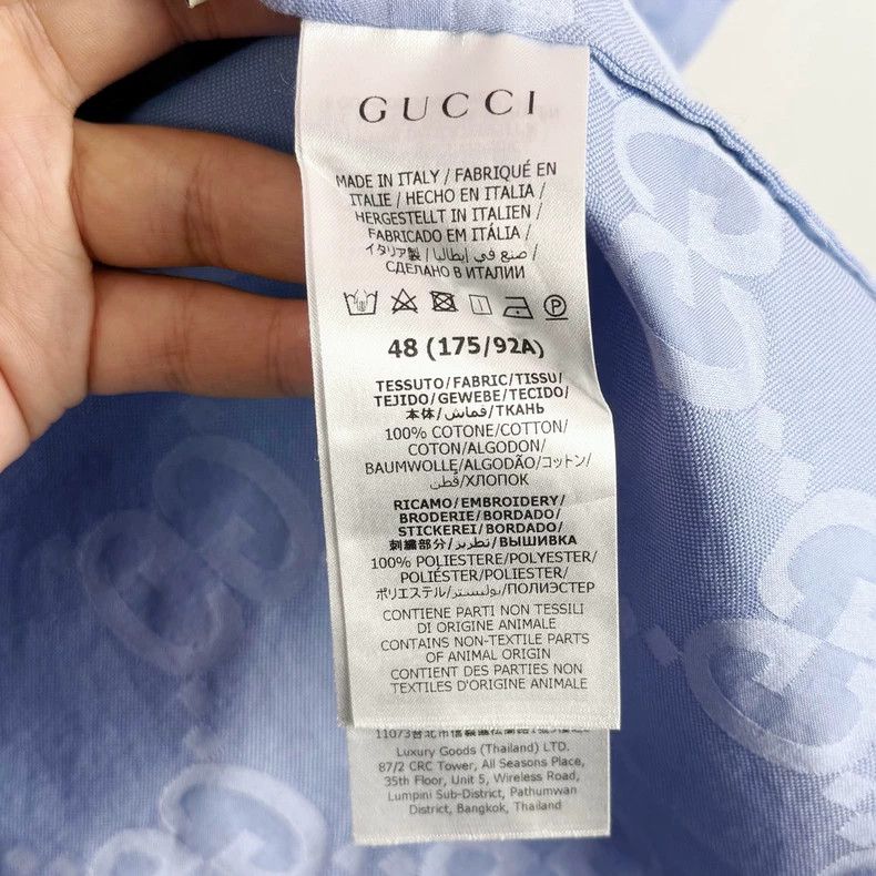 Gucci GucciBlue full-print shirt short sleeves 2503-Nextarrow Size US M / EU 48-50 / 2 - 5 Thumbnail