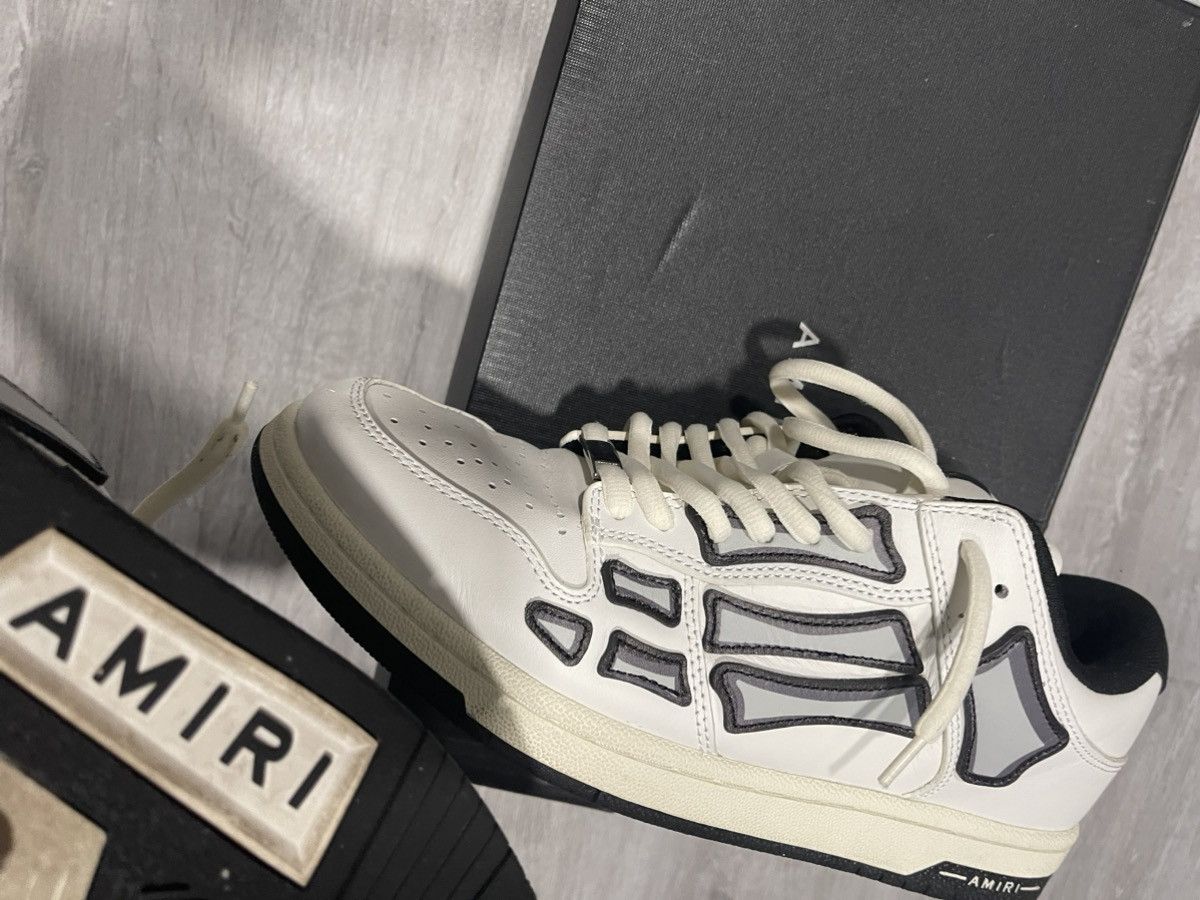 Amiri Amiri Skel Top Low 'Chunky - White Black' Size US 10 / EU 43 - 6 Thumbnail