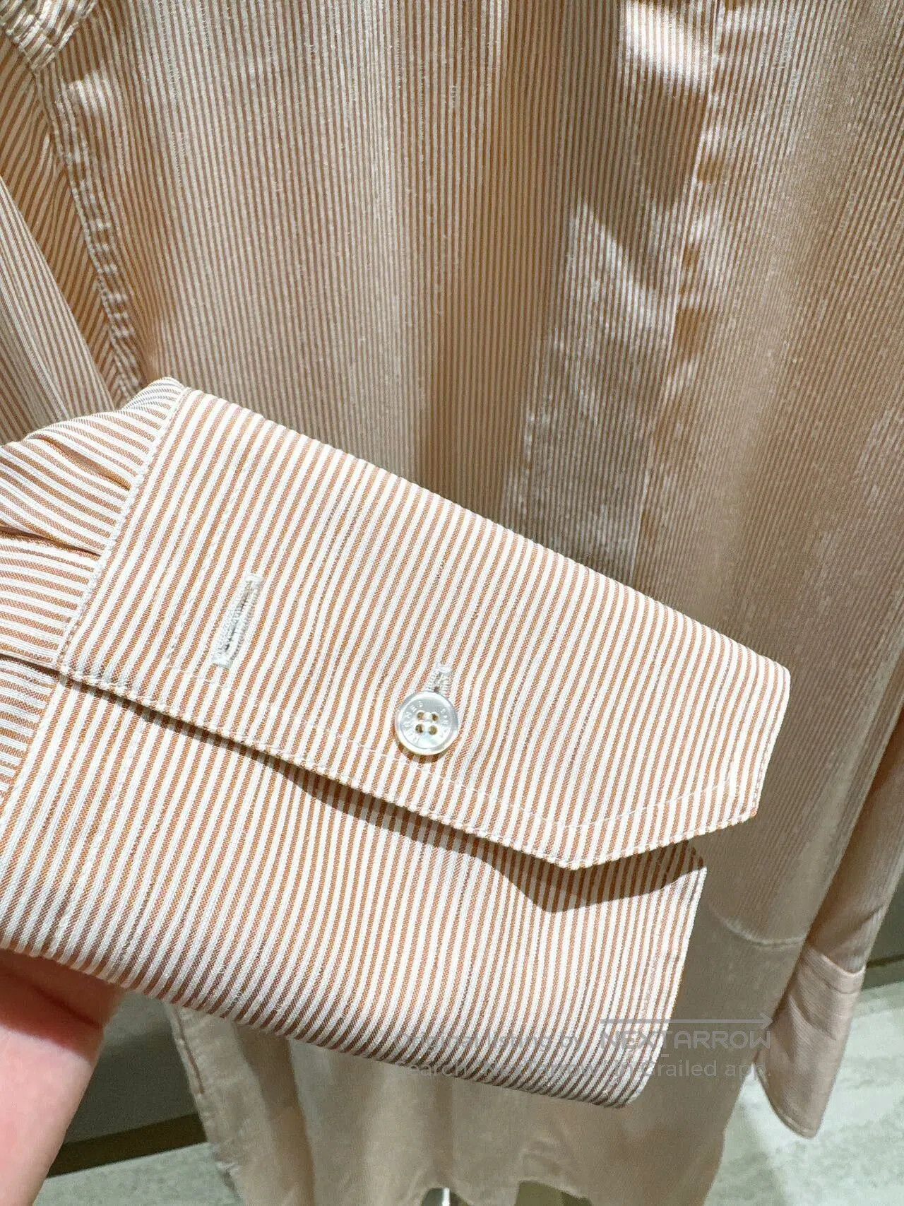 Hermes HERMES Striped Loose Dress. Size US 36 / EU 52 - 5 Thumbnail