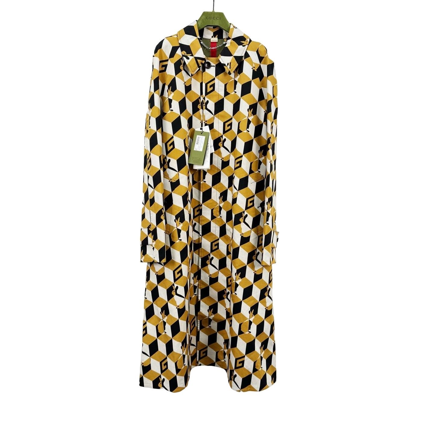 Gucci Gucci Geometric Rabbit Print Coat Size S Size US S / EU 44-46 / 1 - 1 Thumbnail