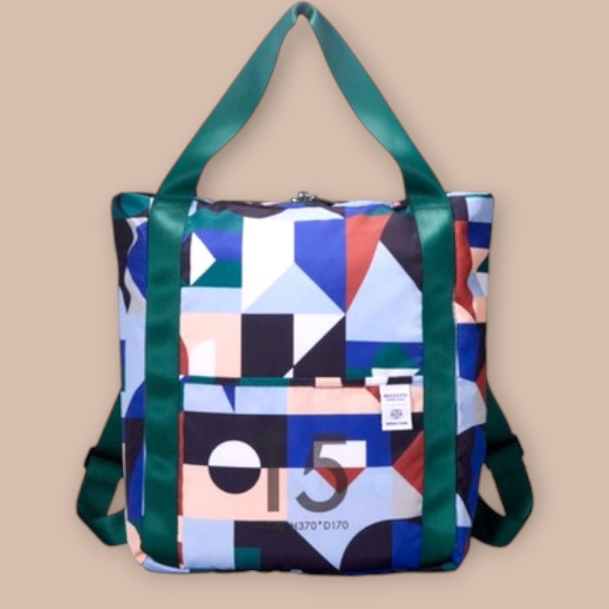 Japanese Brand MILESTO X PAPIER TIGRE "MEMORY GAME" Pocketable2WAY Backpack Size ONE SIZE - 1 Thumbnail