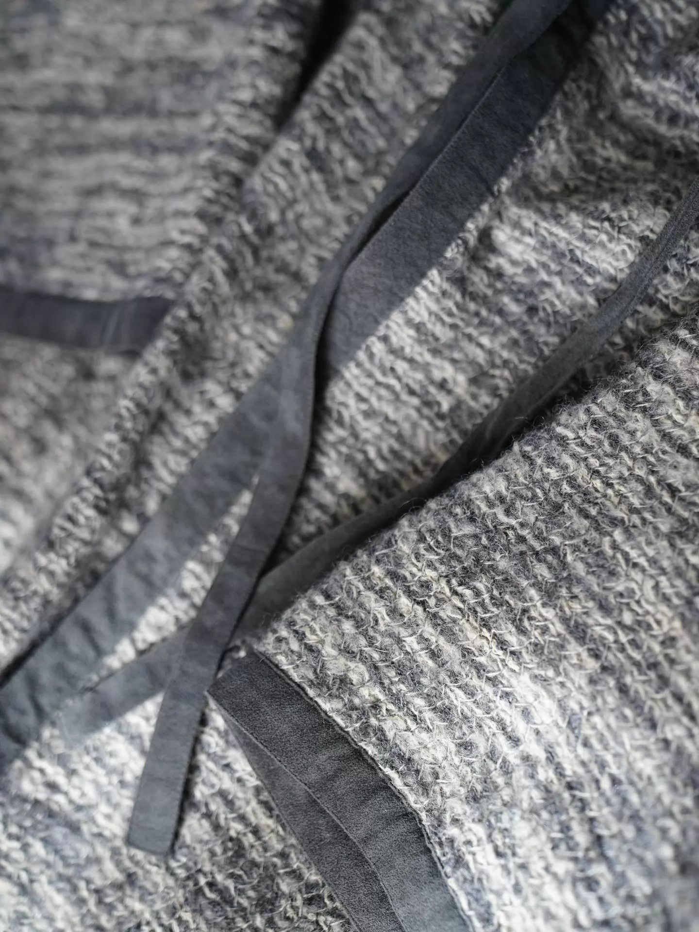 Dior Dior Vintage Gray & White Wool Dressing Gown Coat Size ONE SIZE - 4 Thumbnail