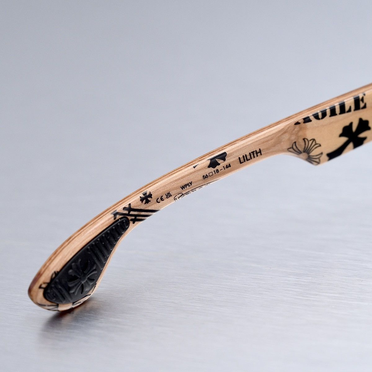 Chrome Hearts ‼️ CHROME HEARTS LILITH WOOD PLYWOOD SUNGLASSES ‼️ Size ONE SIZE - 7 Thumbnail